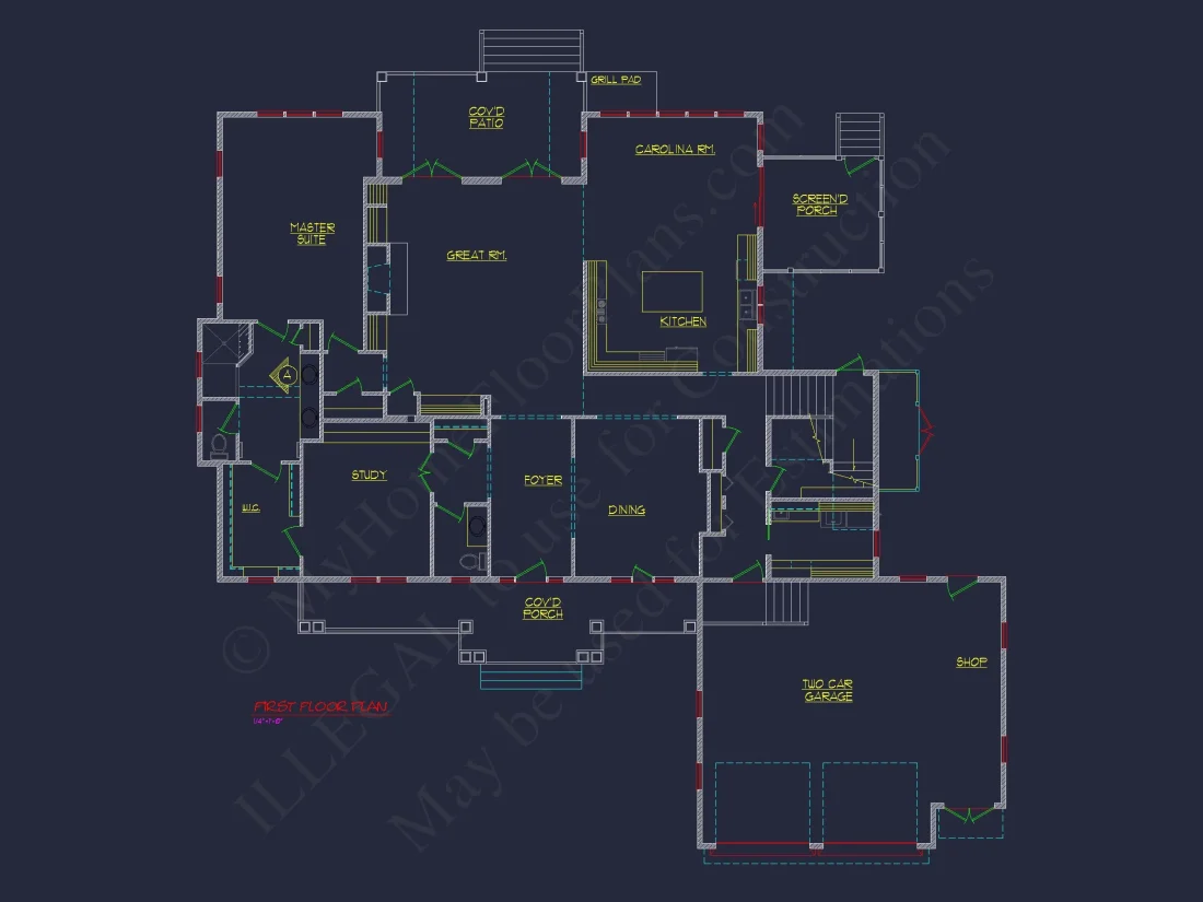 Craftsman house Plan with 2 Floors and Spacious Designs