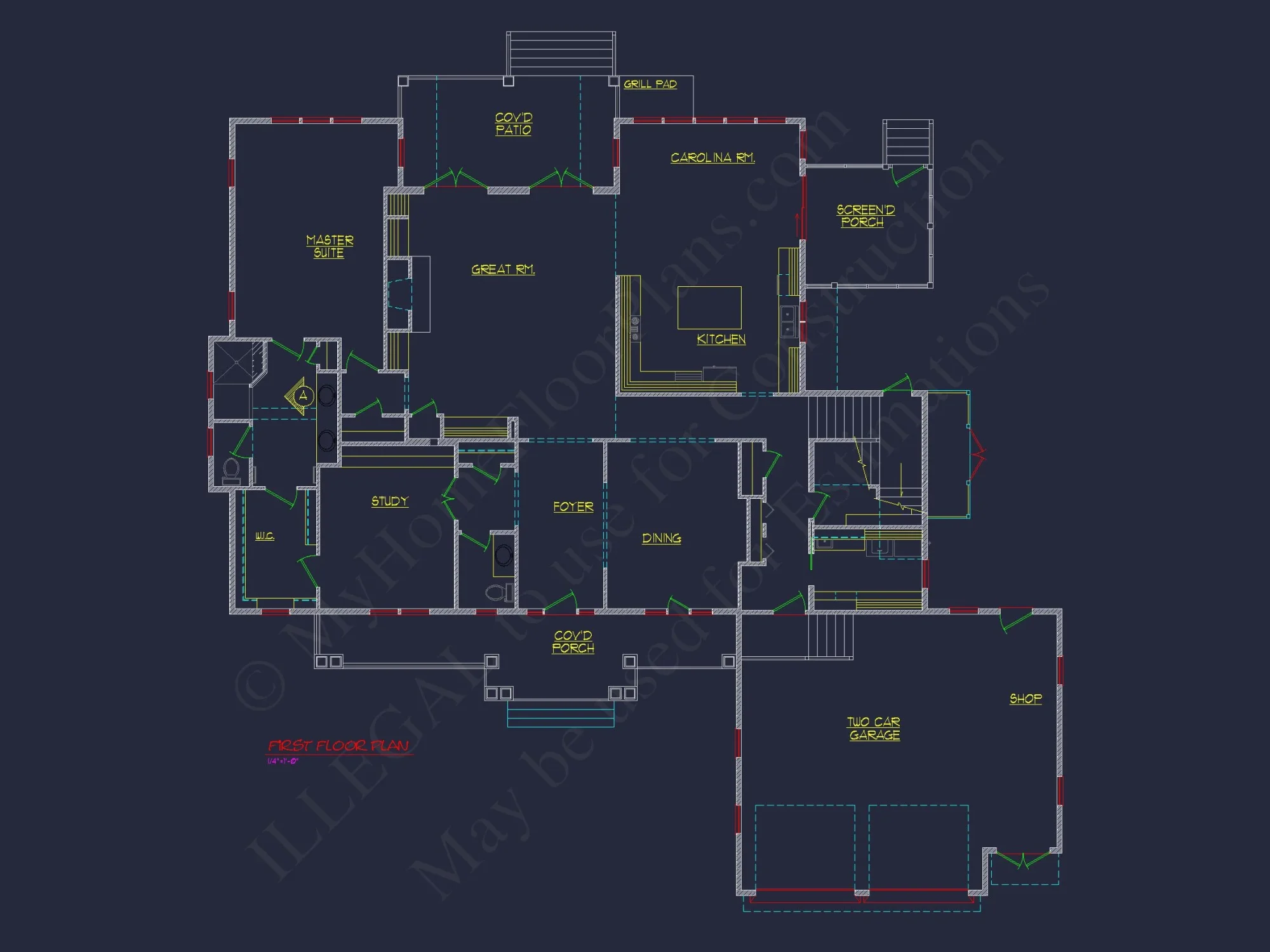 Craftsman house Plan with 2 Floors and Spacious Designs