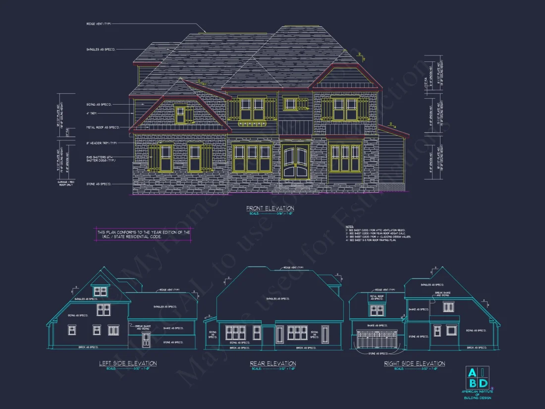 Craftsman house Plan with Open Floor Plan and 4 Bedrooms