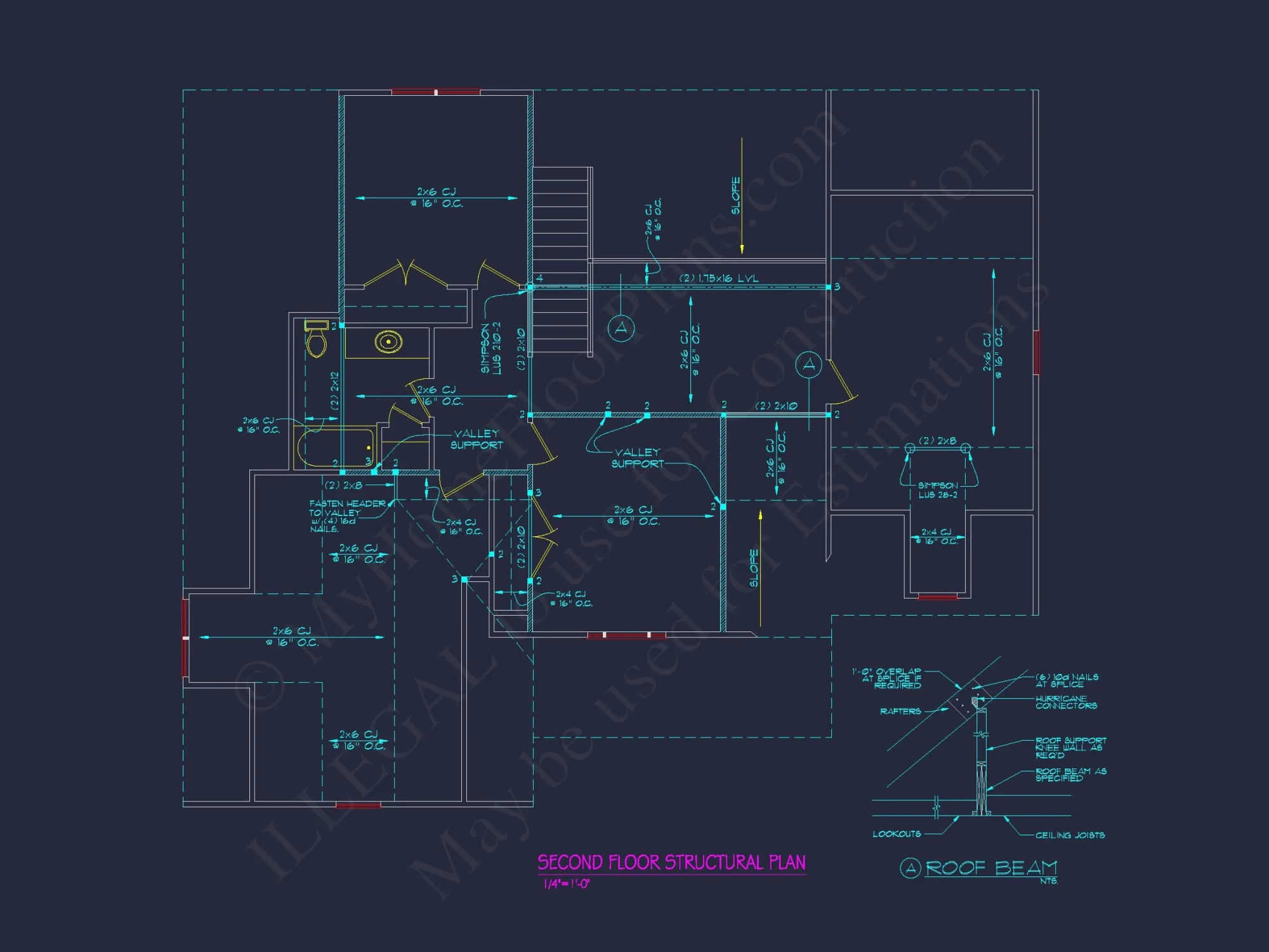 Beautiful house Plan with CAD Designs: 3-Bedroom, 51'-4 Layout