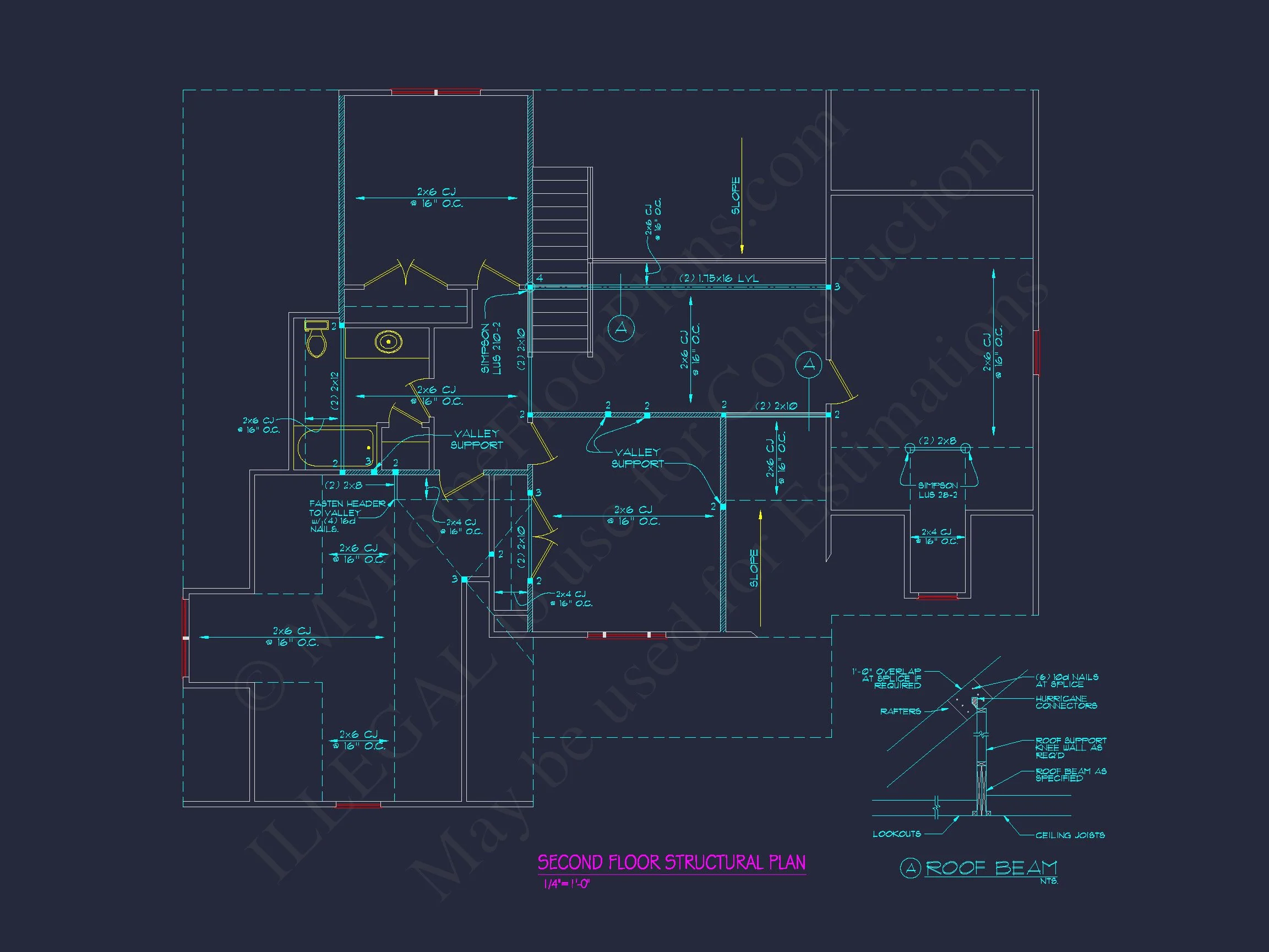 Beautiful house Plan with CAD Designs: 3-Bedroom, 51'-4 Layout