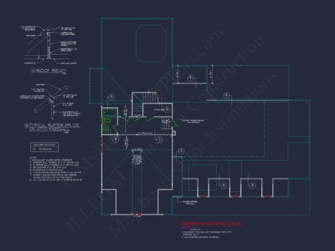 Traditional Craftsman house Plan with Blueprint & CAD Designs