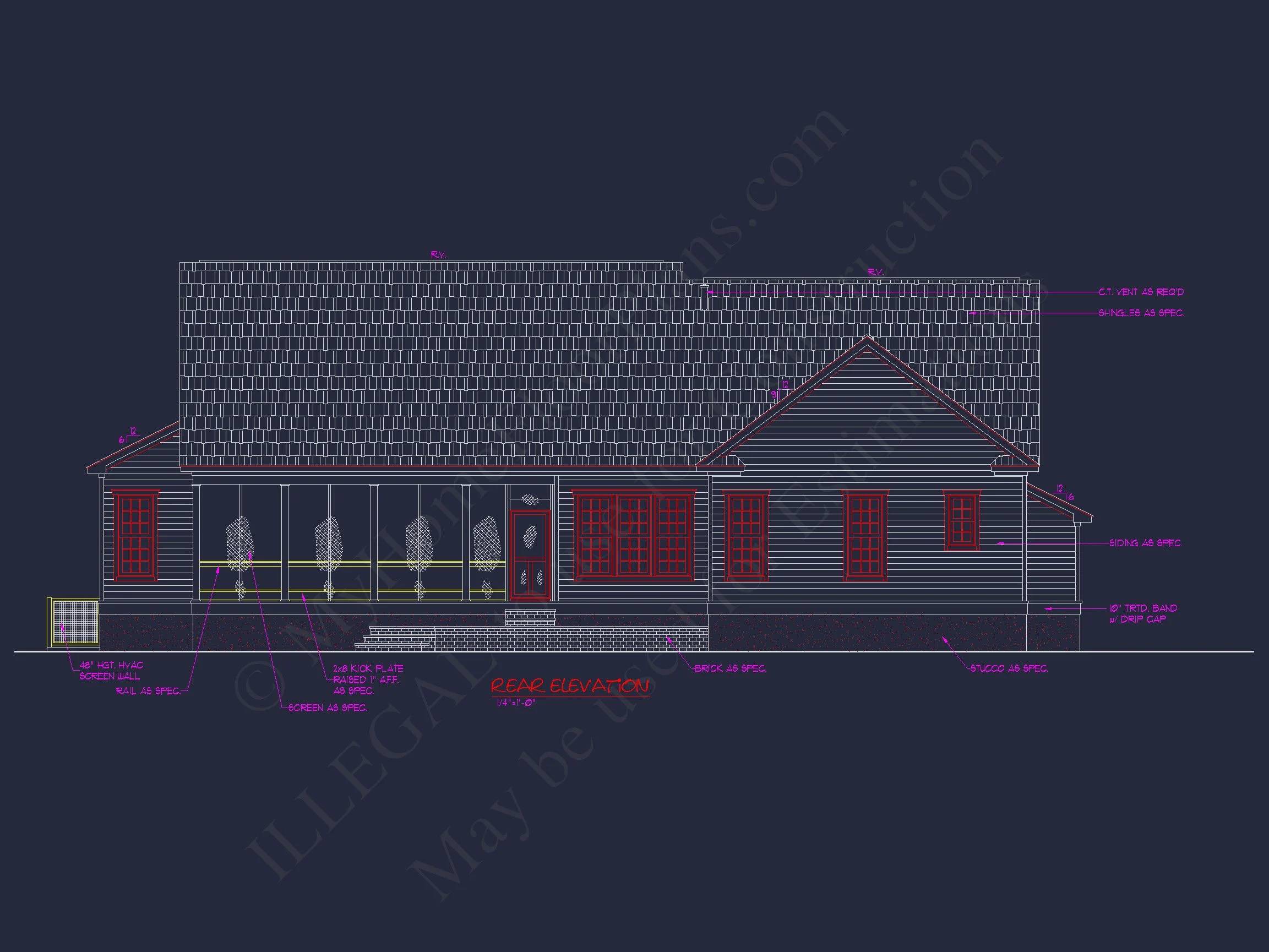 Traditional Craftsman house Plan with Blueprint & CAD Designs