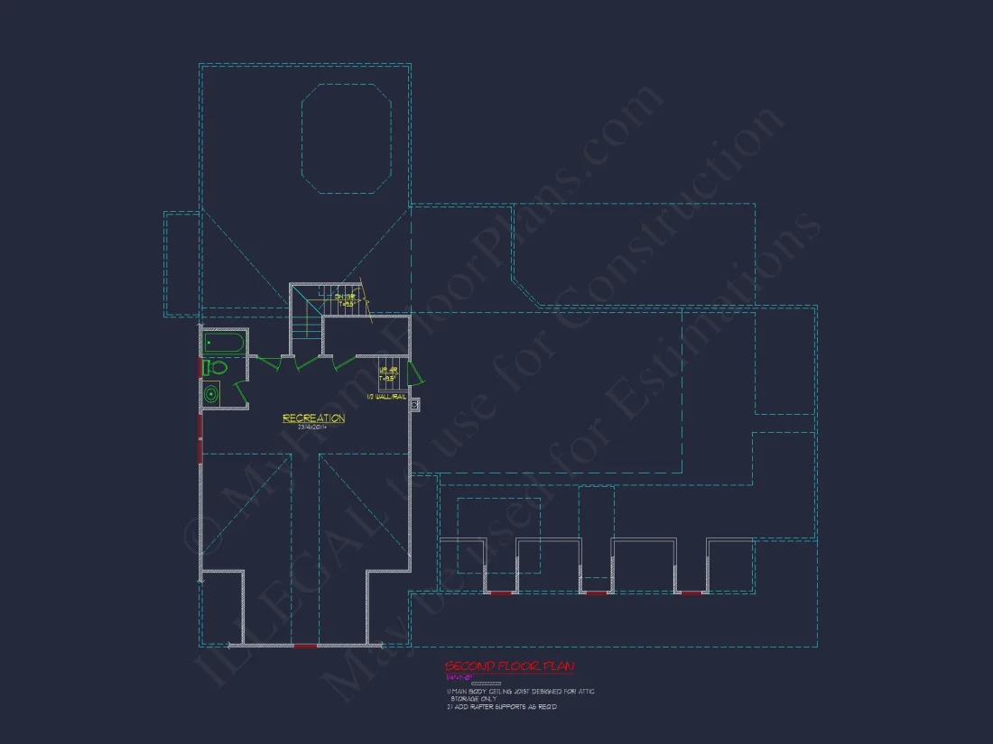 Traditional Craftsman house Plan with Blueprint & CAD Designs