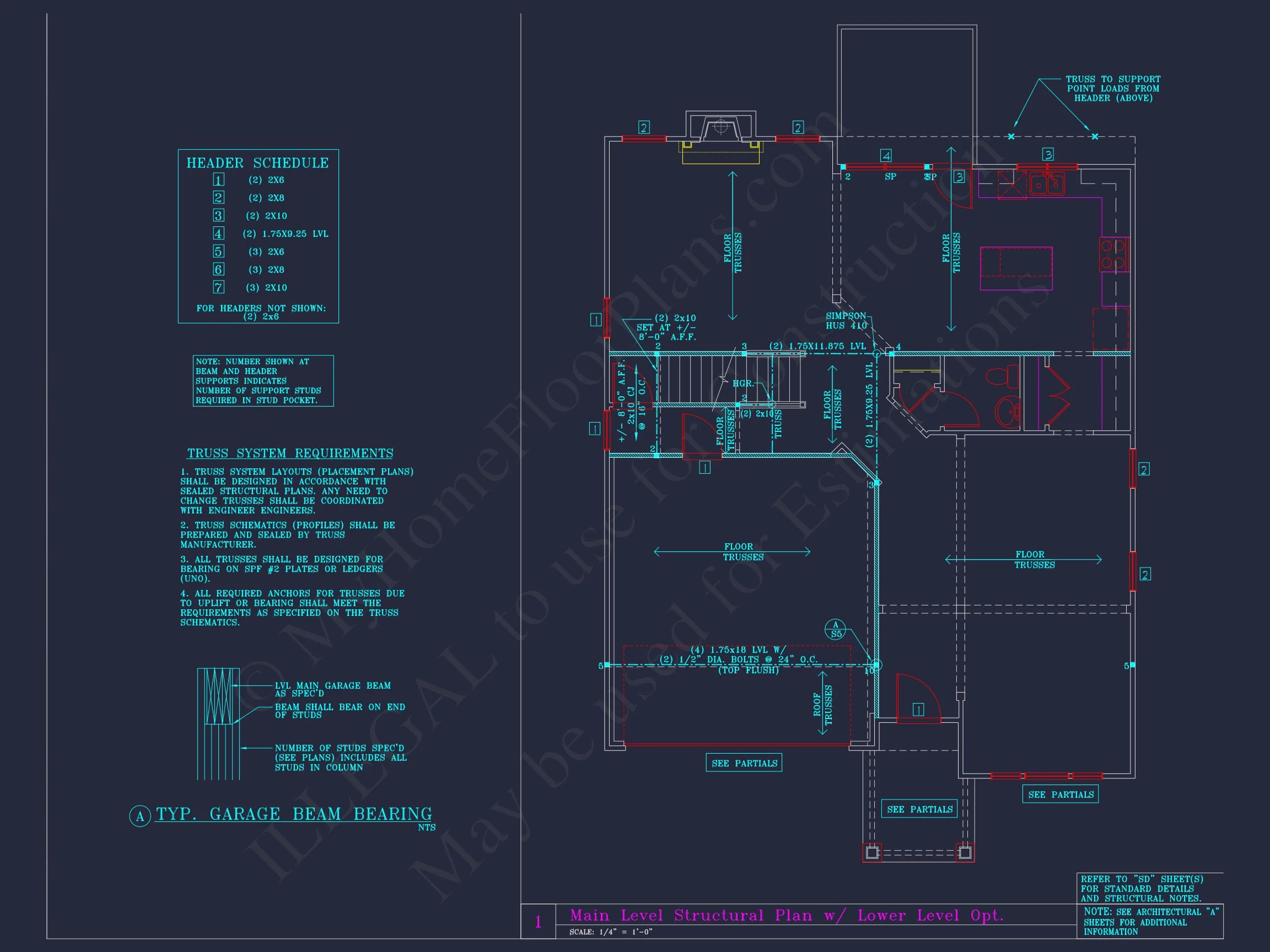 Coastal Craftsman house Plan with Detailed CAD Floor Designs