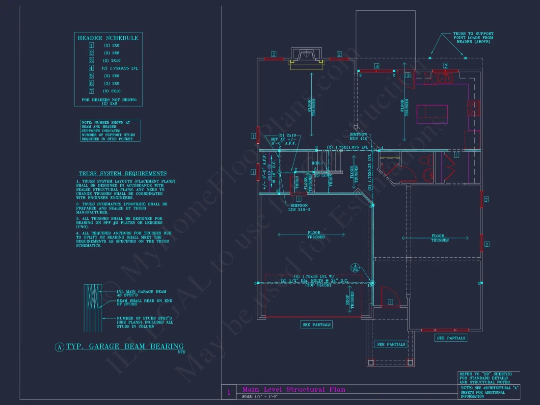 Coastal Craftsman house Plan with Detailed CAD Floor Designs