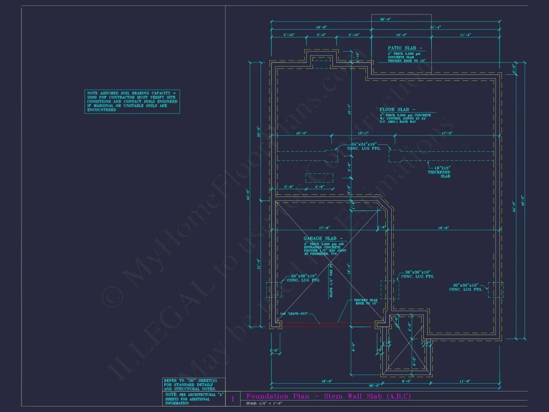 Coastal Craftsman house Plan with Detailed CAD Floor Designs