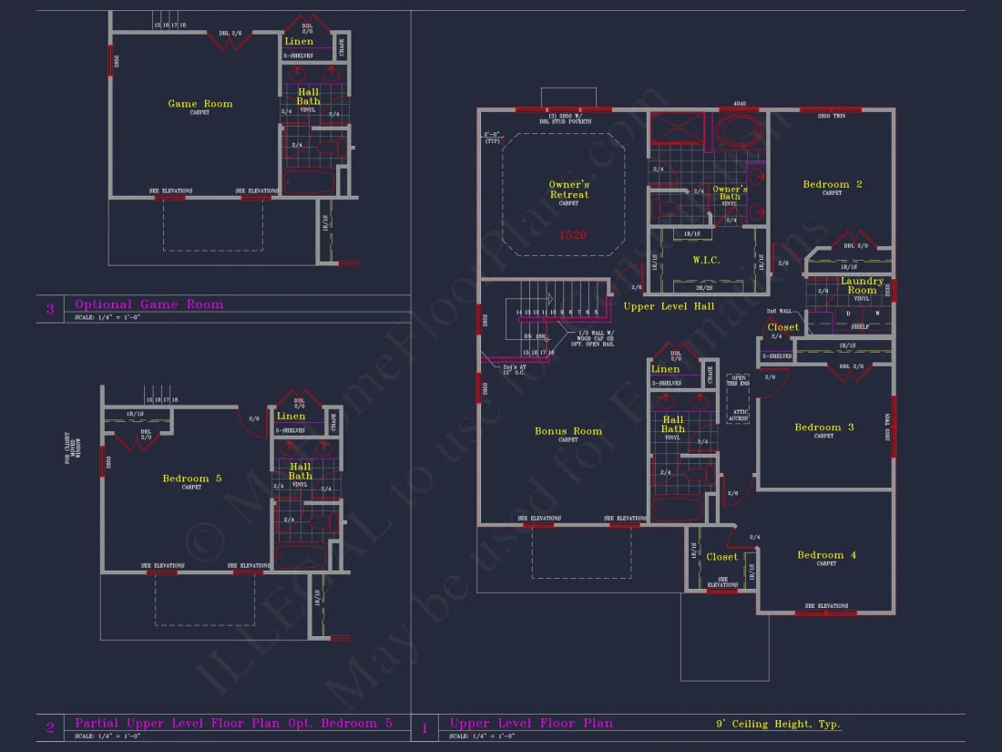 Coastal Craftsman house Plan with Detailed CAD Floor Designs