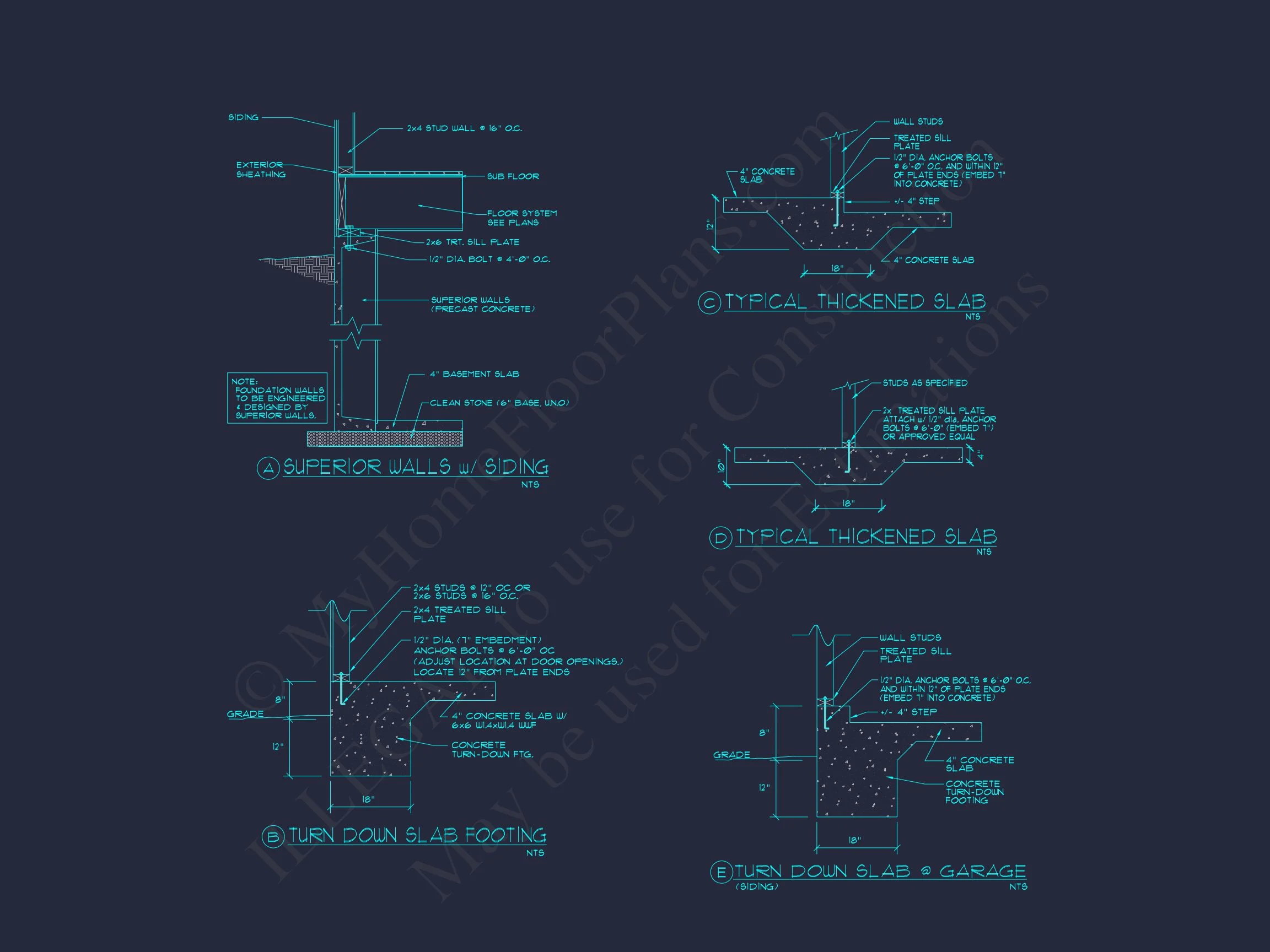 Customizable house Plan with 3 Bedrooms, Basement & CAD Designs