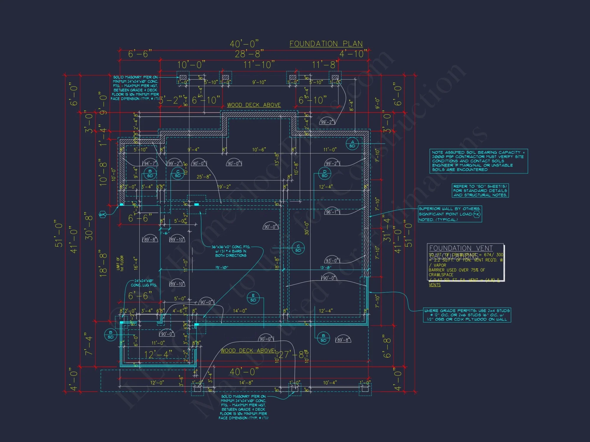 Customizable house Plan with 3 Bedrooms, Basement & CAD Designs