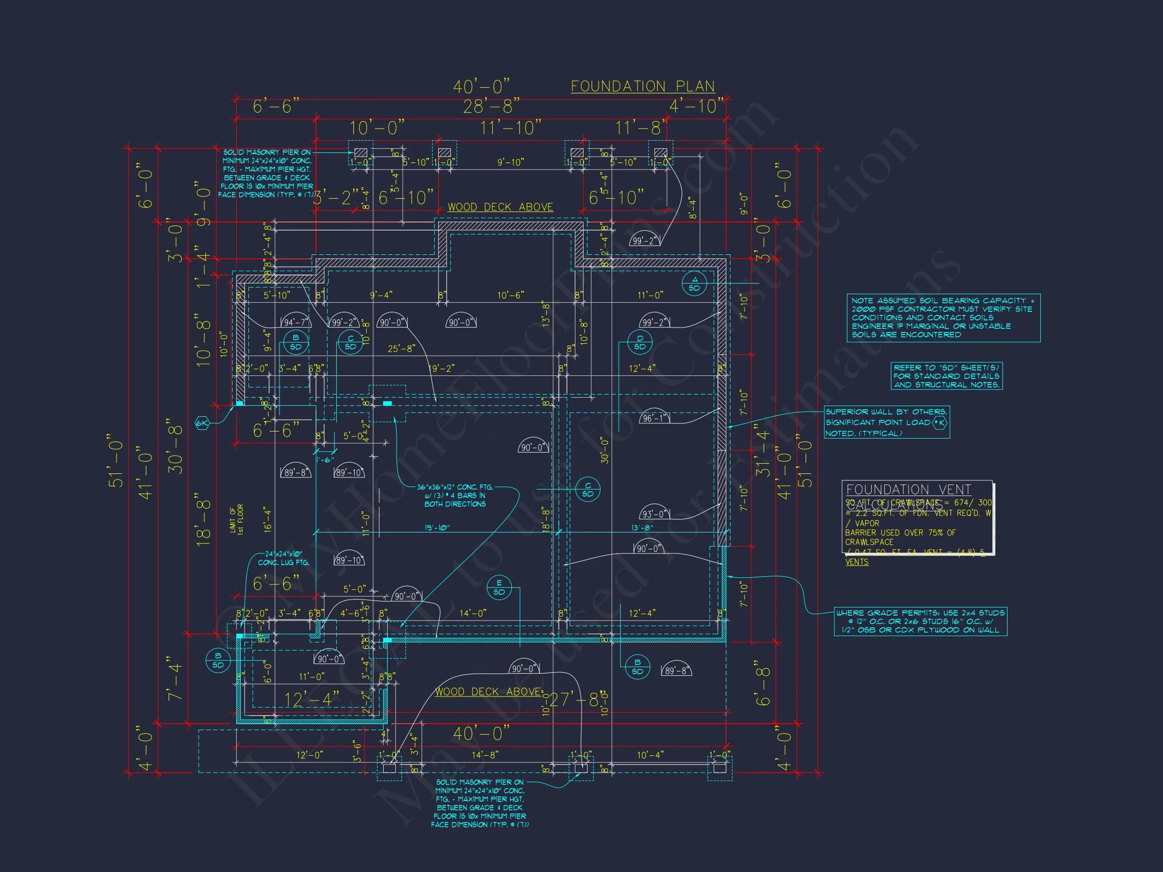 Customizable house Plan with 3 Bedrooms, Basement & CAD Designs