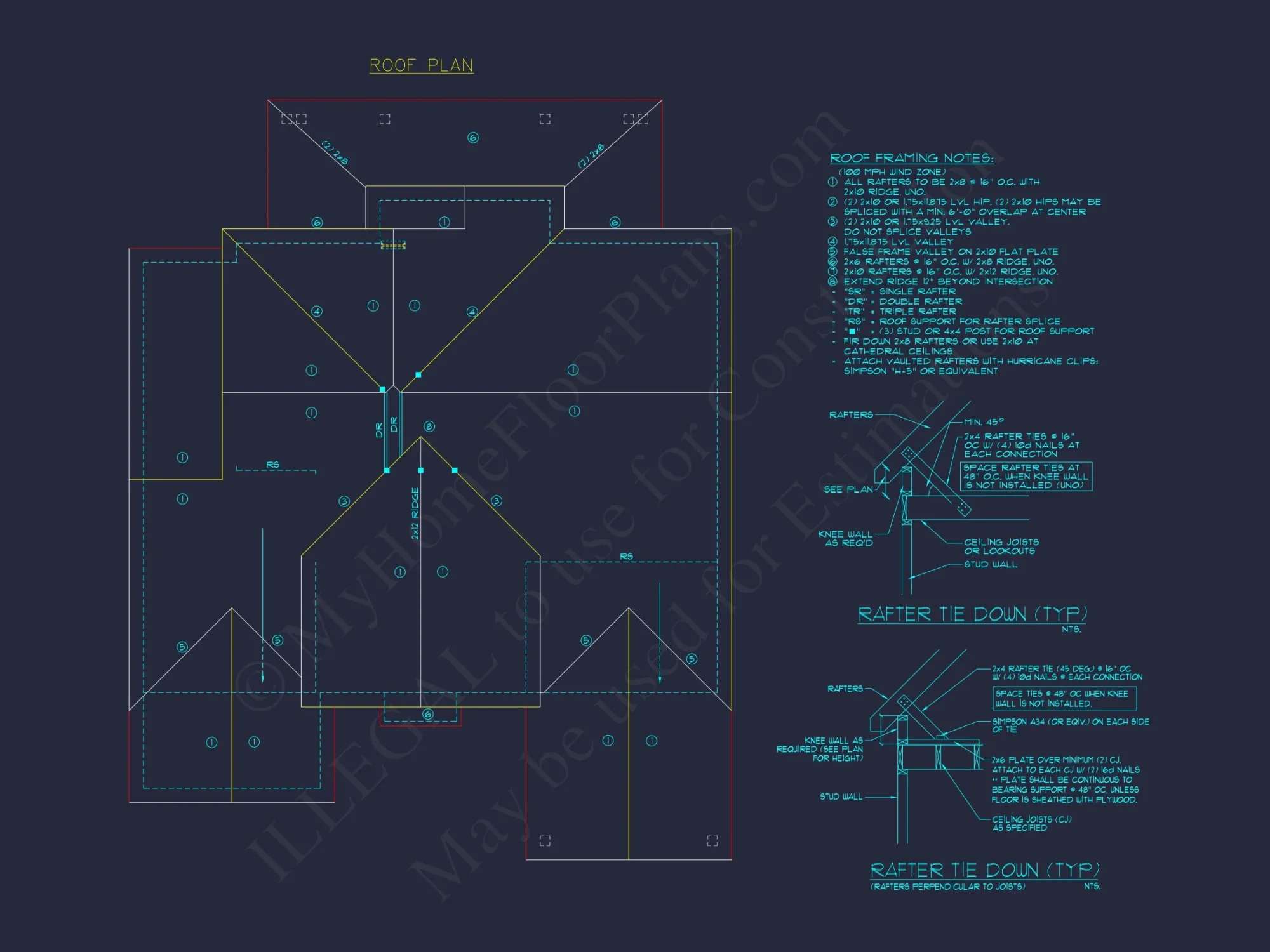 Customizable house Plan with 3 Bedrooms, Basement & CAD Designs