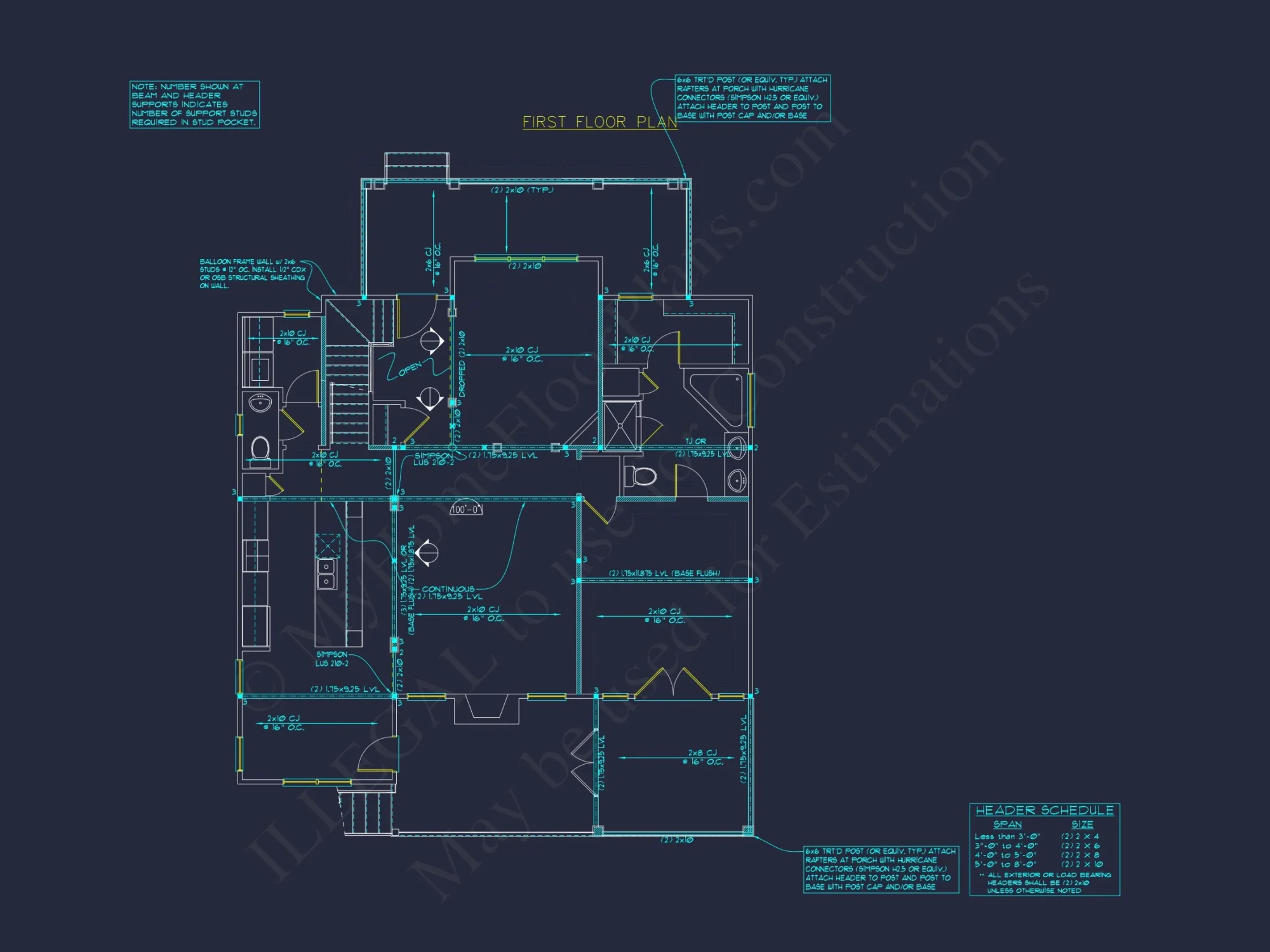 Customizable house Plan with 3 Bedrooms, Basement & CAD Designs