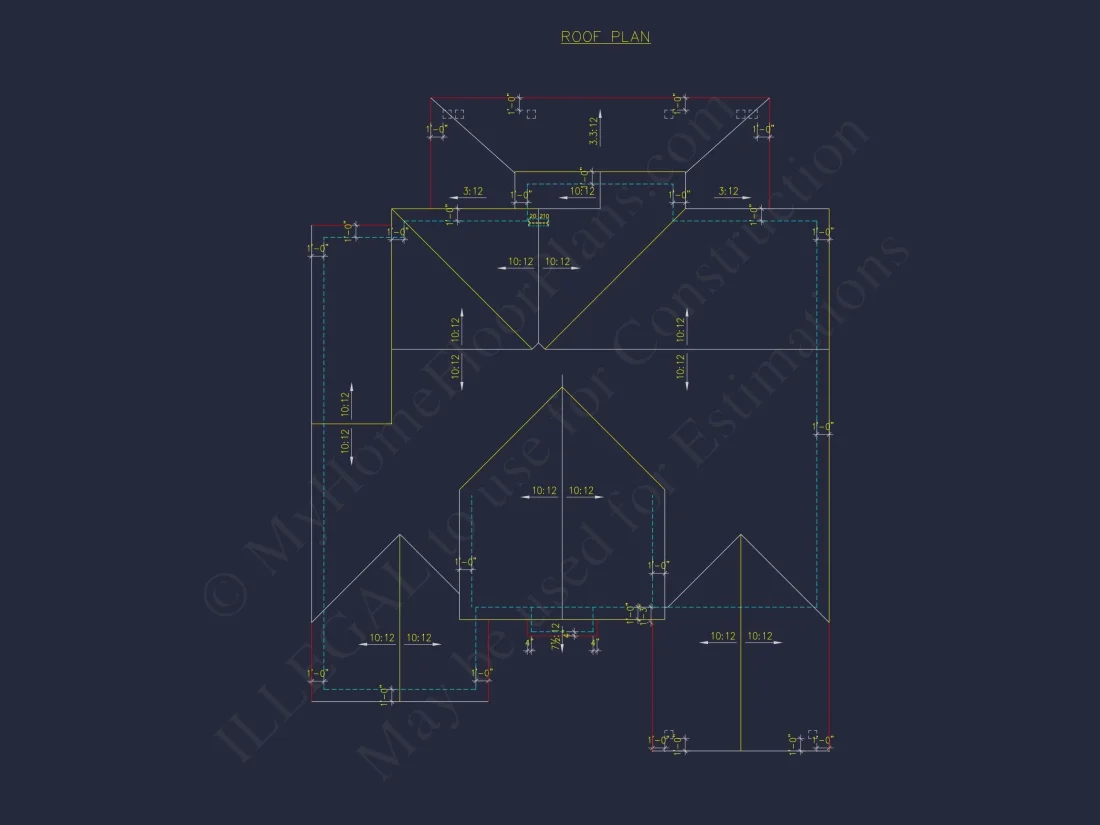 Customizable house Plan with 3 Bedrooms, Basement & CAD Designs