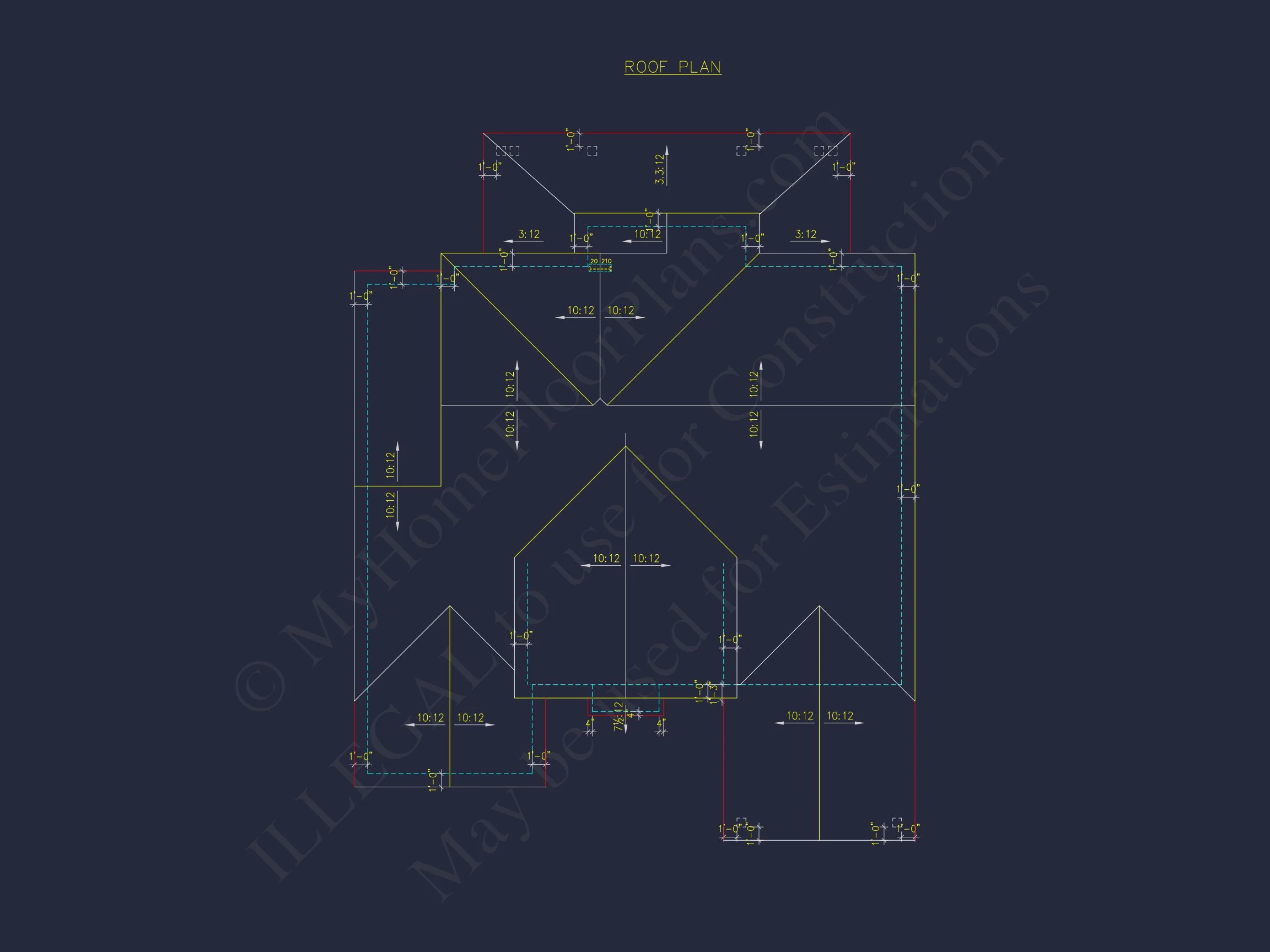 Customizable house Plan with 3 Bedrooms, Basement & CAD Designs