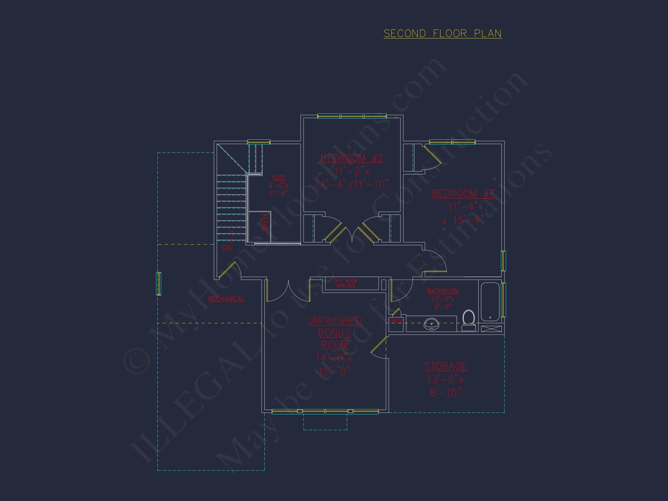 Customizable house Plan with 3 Bedrooms, Basement & CAD Designs