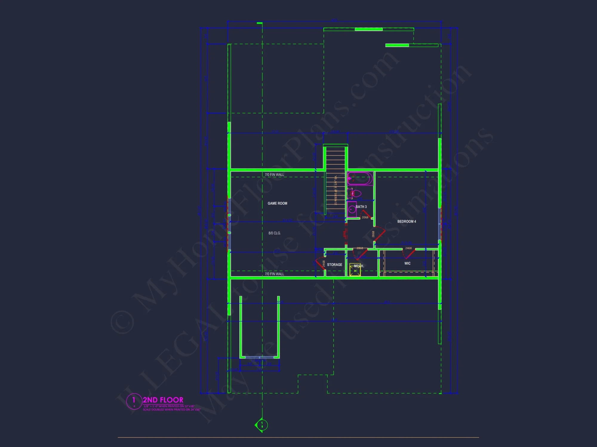 Spacious house Plan with Modern Designs and CAD Floor Blueprint