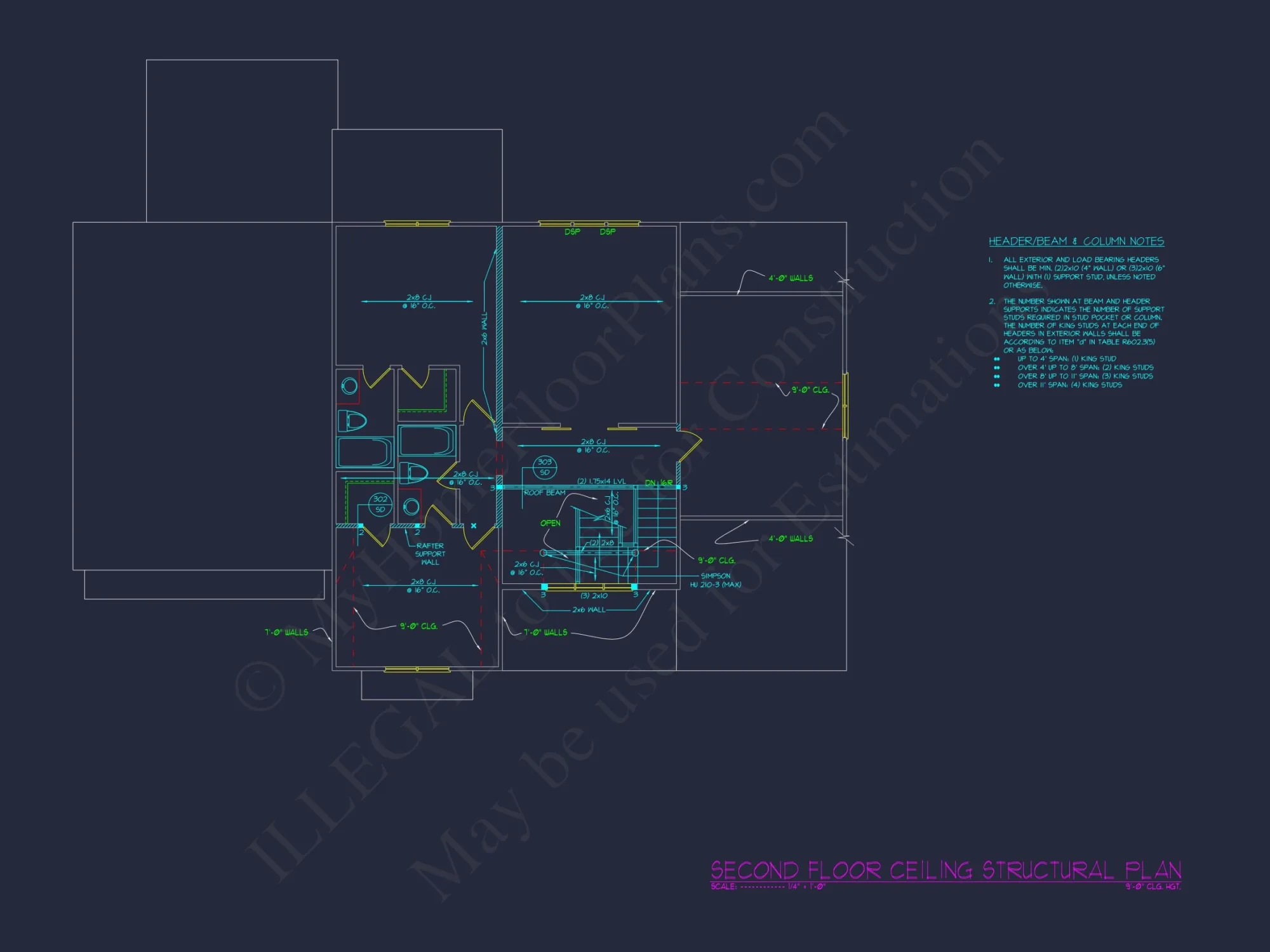 Elegant house Plan with Open Floor Plan and CAD Designs