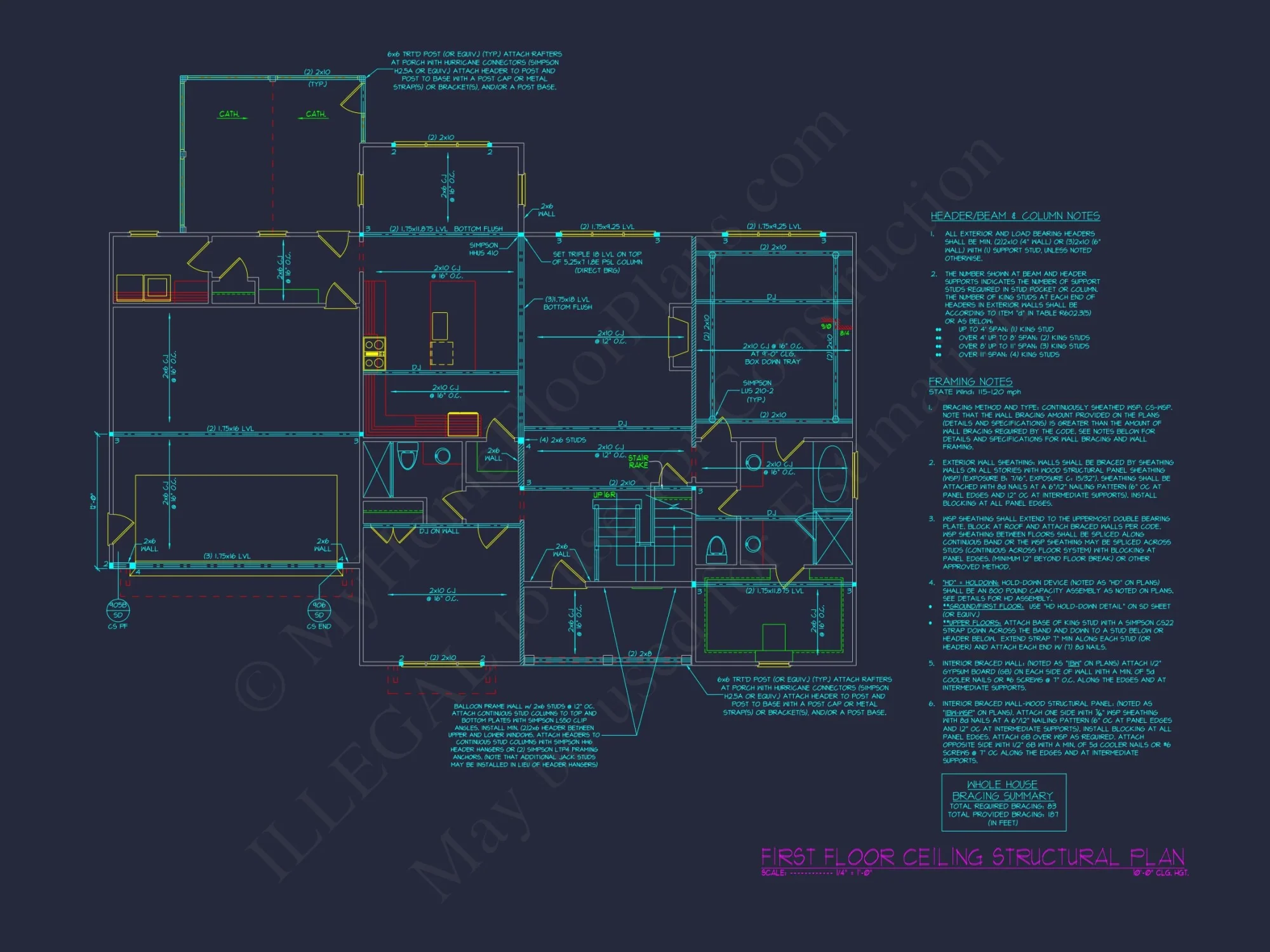 Elegant house Plan with Open Floor Plan and CAD Designs