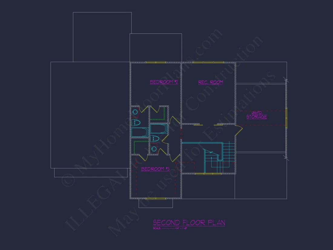 Elegant house Plan with Open Floor Plan and CAD Designs