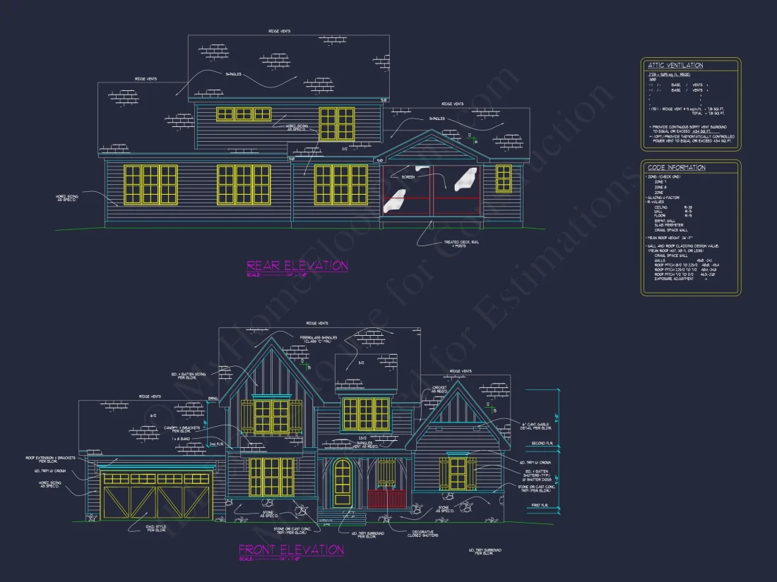 Elegant house Plan with Open Floor Plan and CAD Designs