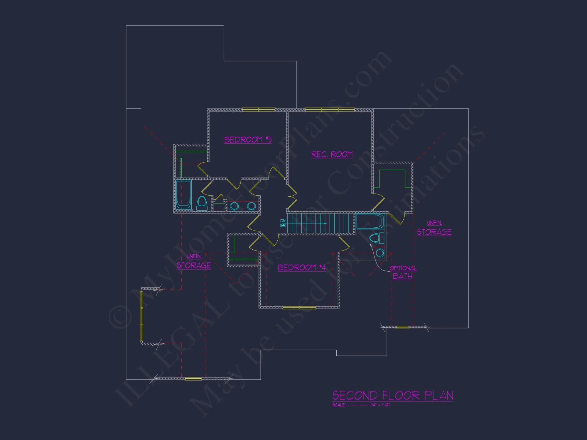Custom Transitional house Plan with 4 Bedrooms and Elegant Features