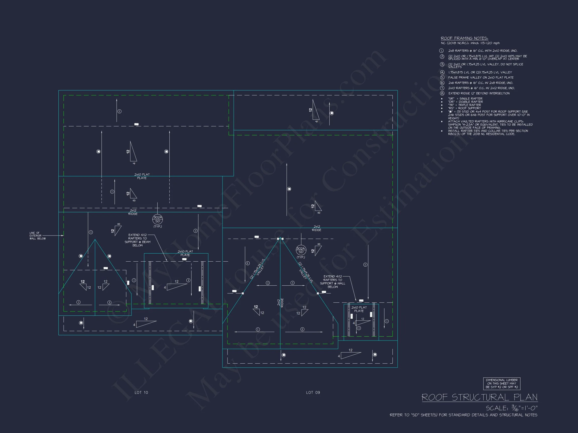 20-1704 DUPLEX PLAN - Modern Duplex House Plan with Spacious Floor Designs & CAD Blueprints 15 Modern Duplex house Plan with Spacious Floor Designs & CAD Blueprints