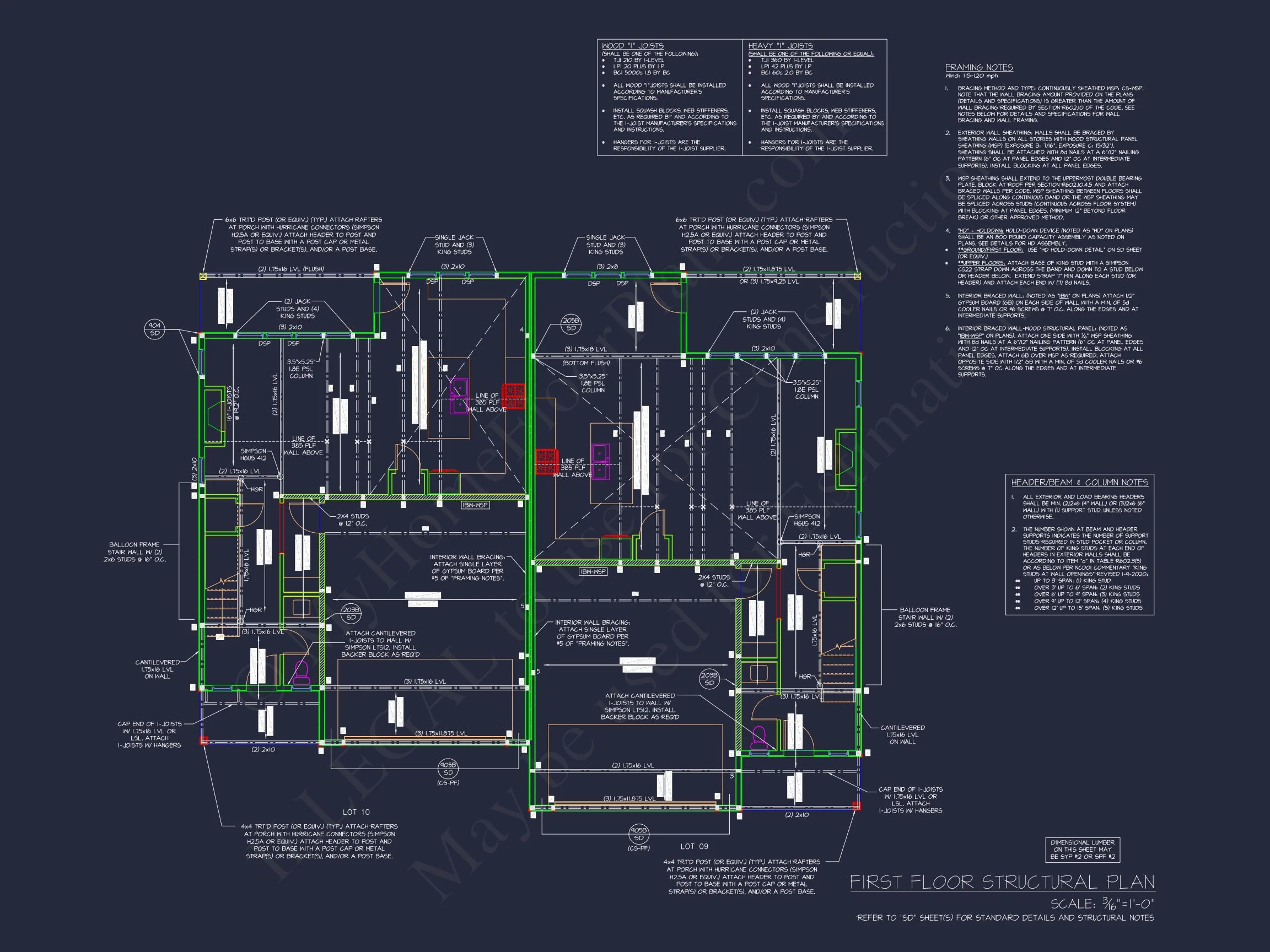 20-1704 DUPLEX PLAN - Modern Duplex House Plan with Spacious Floor Designs & CAD Blueprints 13 Modern Duplex house Plan with Spacious Floor Designs & CAD Blueprints