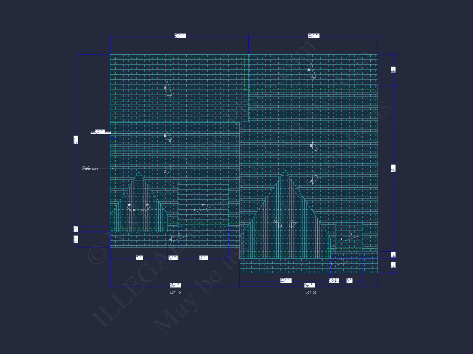 Modern Duplex house Plan with Spacious Floor Designs & CAD Blueprints