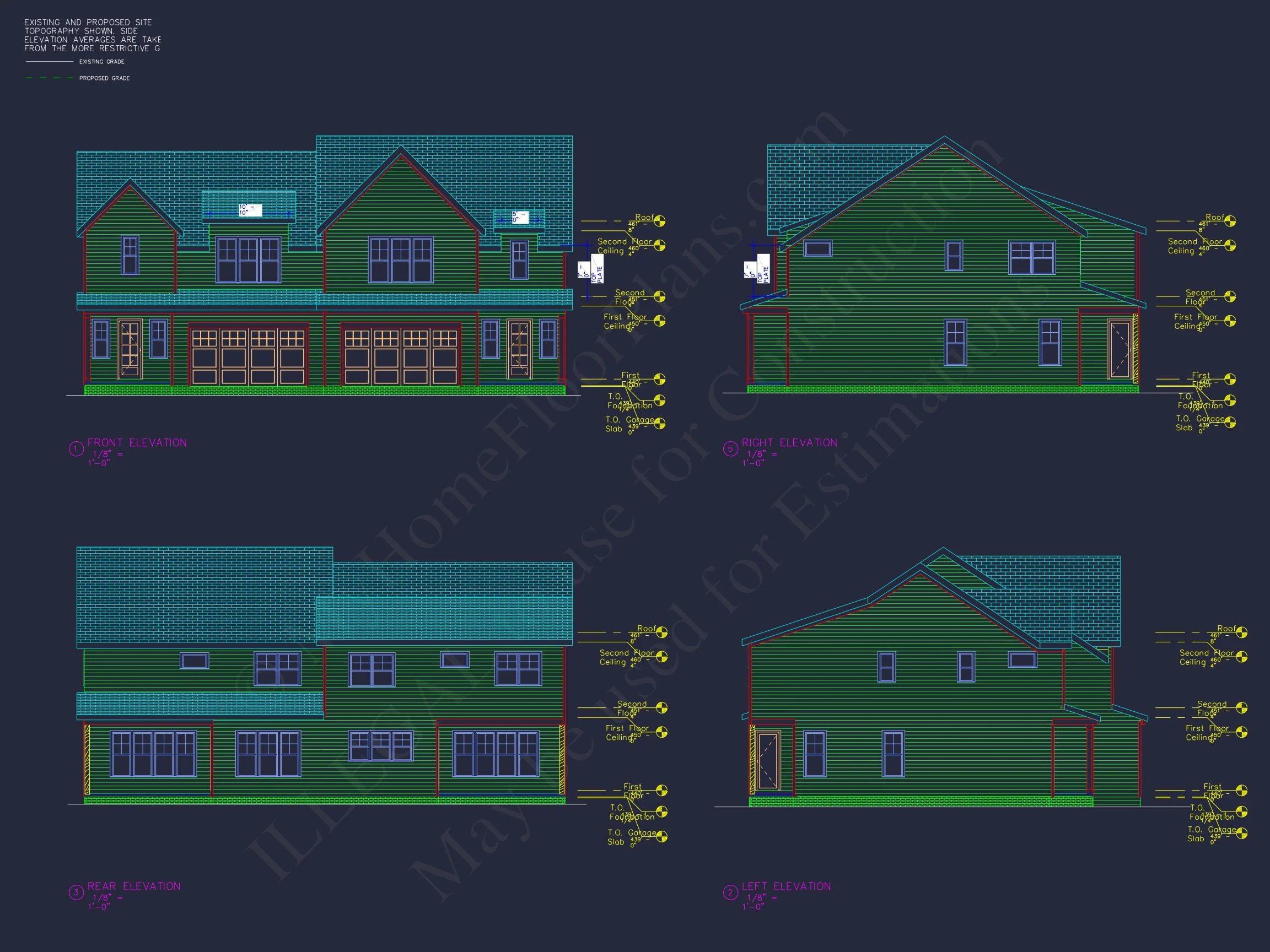 20-1704 DUPLEX PLAN - Modern Duplex House Plan with Spacious Floor Designs & CAD Blueprints 6 Modern Duplex house Plan with Spacious Floor Designs & CAD Blueprints