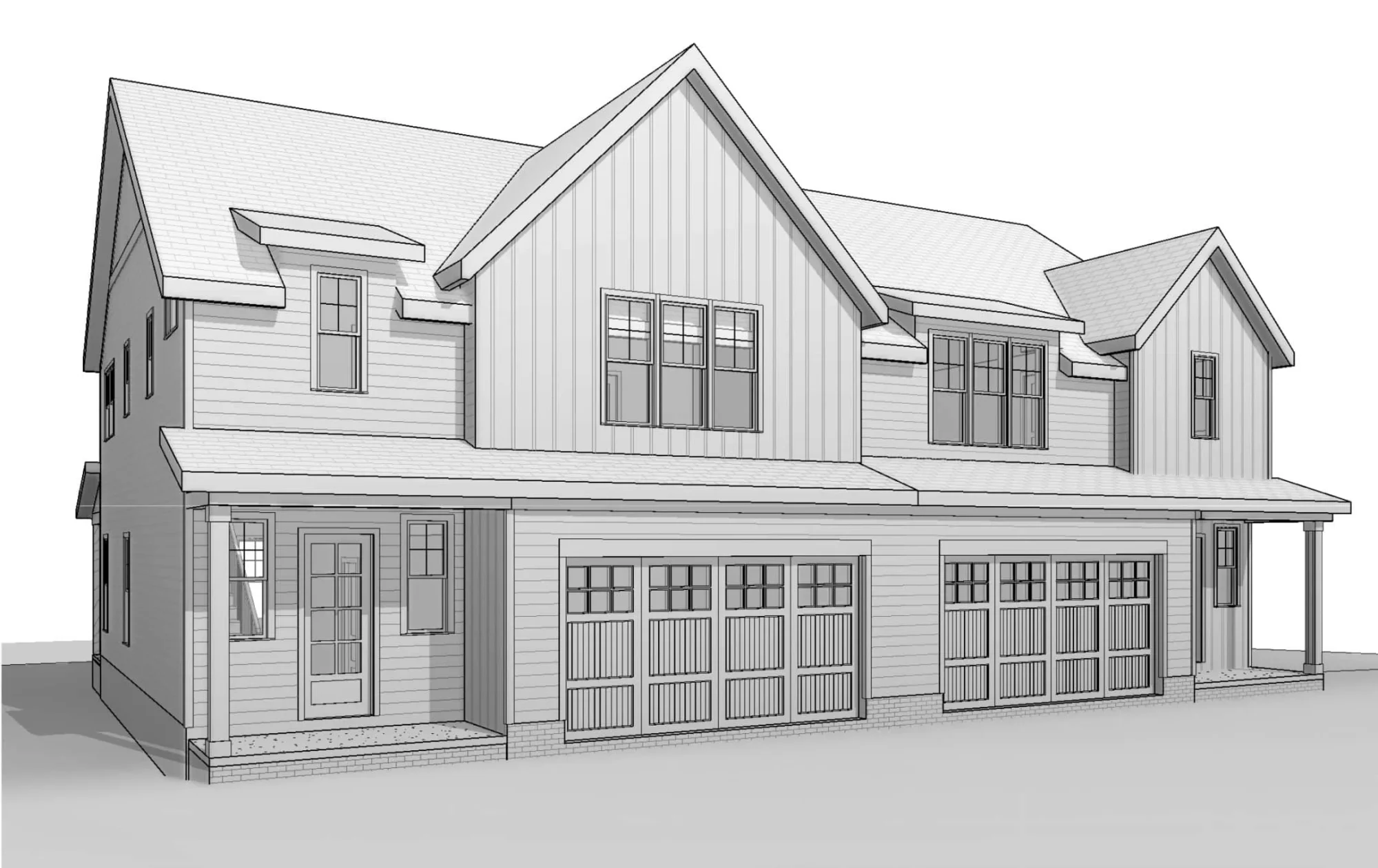 Modern Duplex house Plan with Spacious Floor Designs & CAD Blueprints