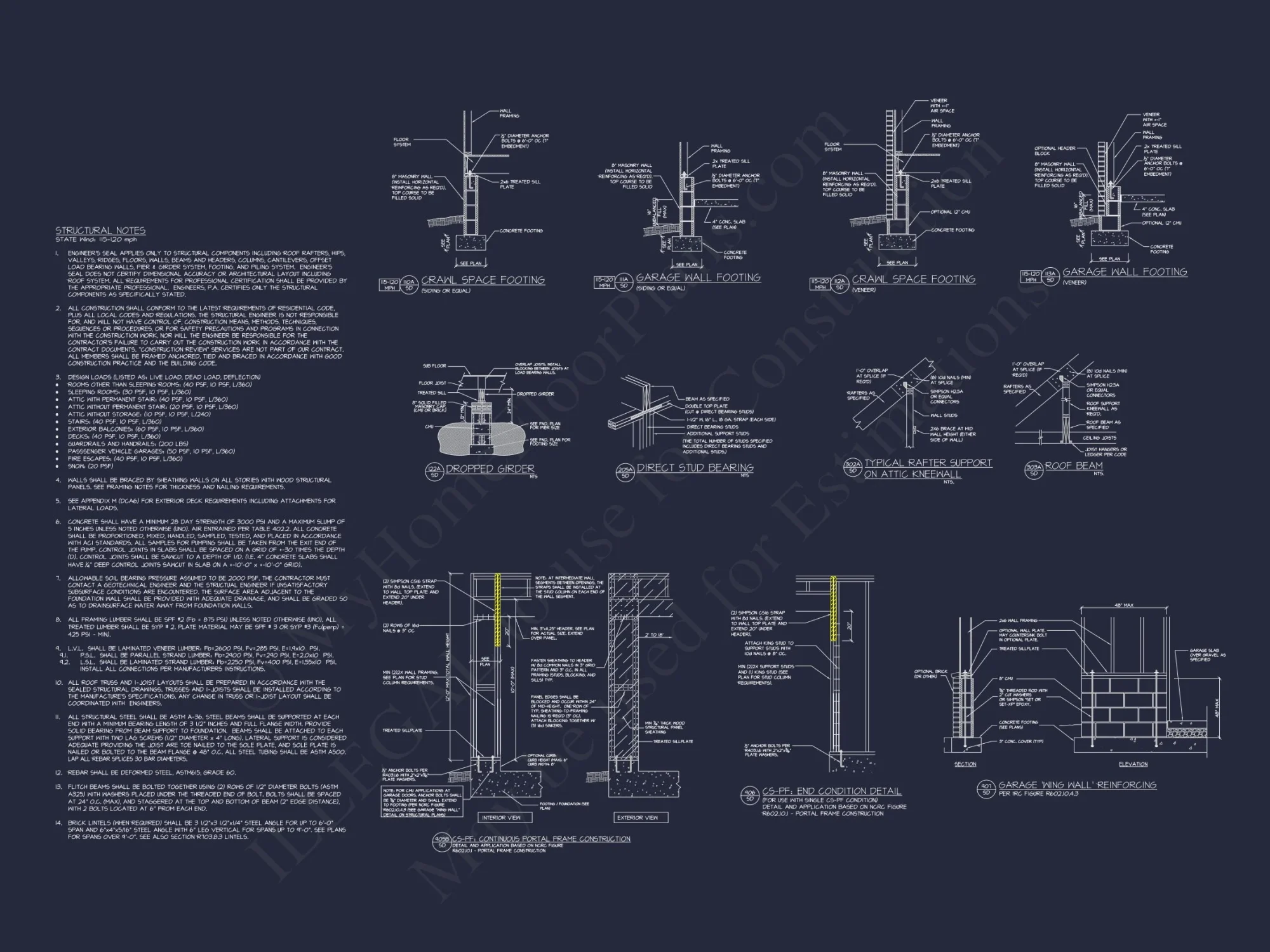 4-Bedroom house Plan with Architectural Blueprint Designs