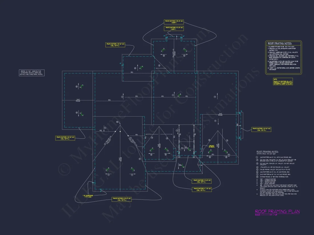 4-Bedroom house Plan with Architectural Blueprint Designs