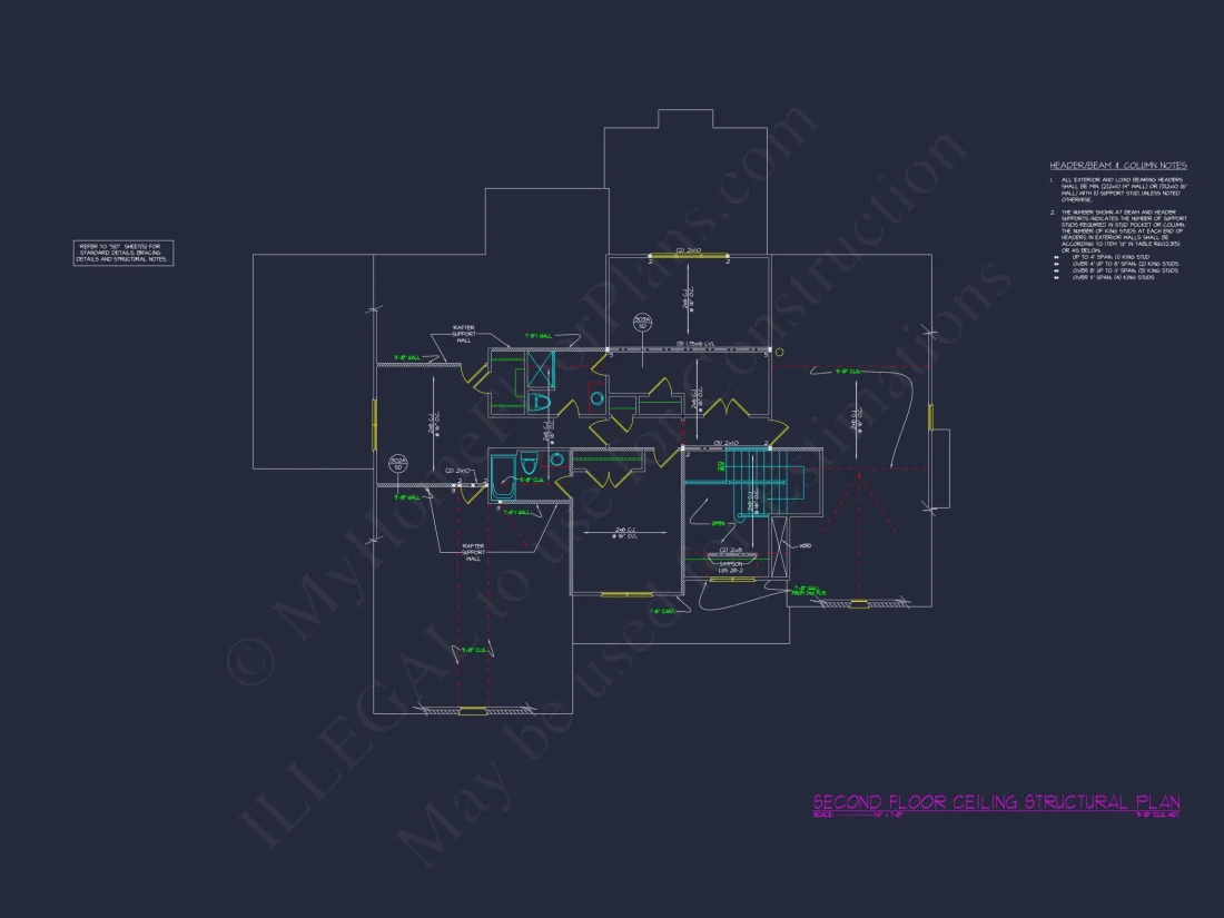 4-Bedroom house Plan with Architectural Blueprint Designs