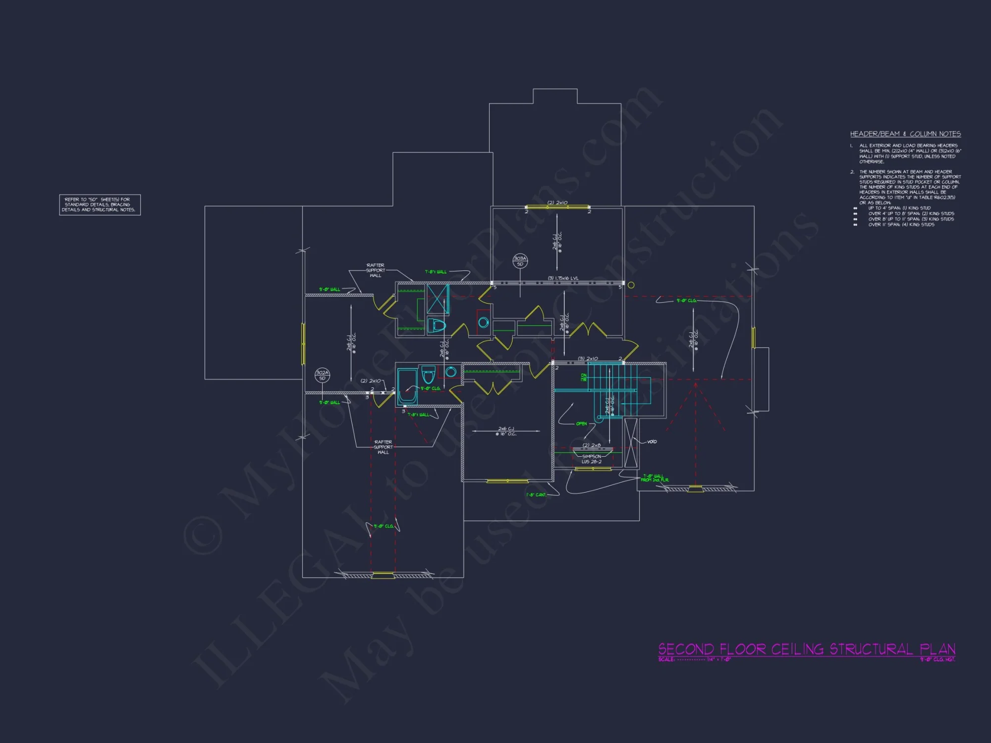 4-Bedroom house Plan with Architectural Blueprint Designs