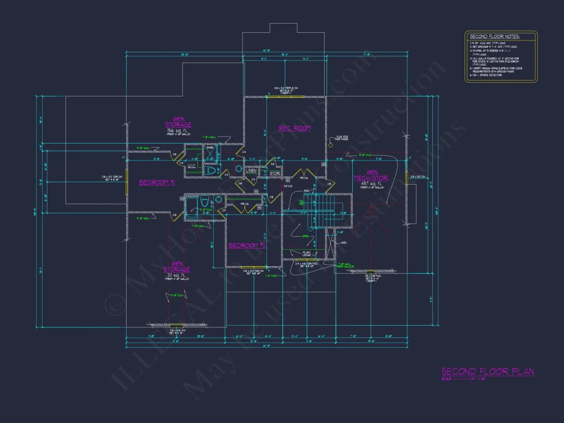 4-Bedroom house Plan with Architectural Blueprint Designs