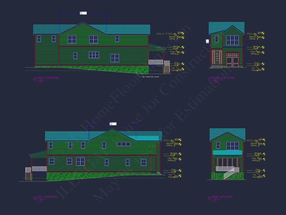 Modern Suburban house Plan with Spacious 2-Story Design