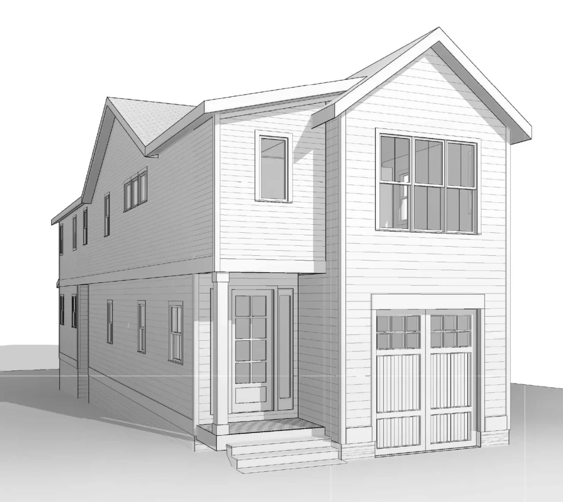 Modern Suburban house Plan with Spacious 2-Story Design