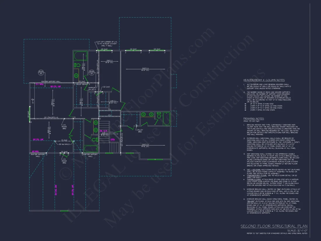 Modern Southern house Plan with Spacious Blueprint Designs