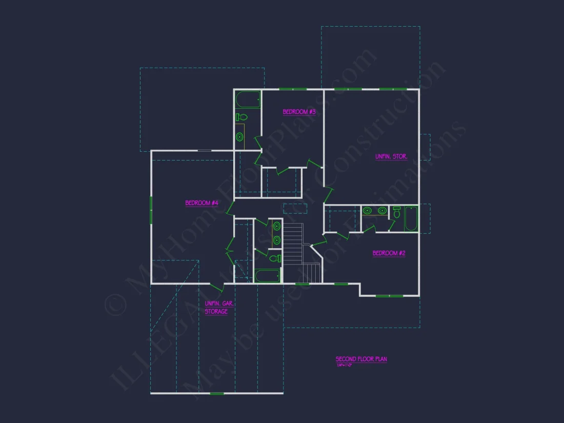 Modern Southern house Plan with Spacious Blueprint Designs