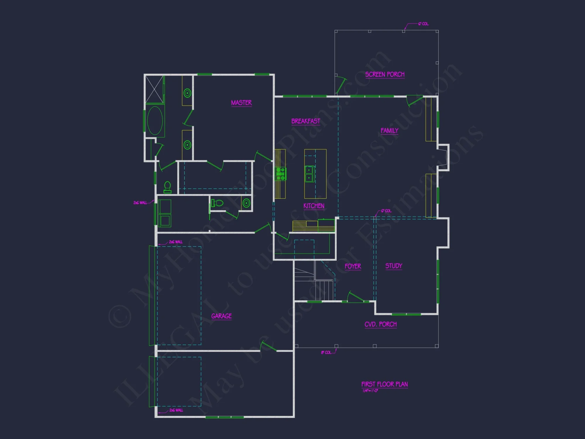 Modern Southern house Plan with Spacious Blueprint Designs