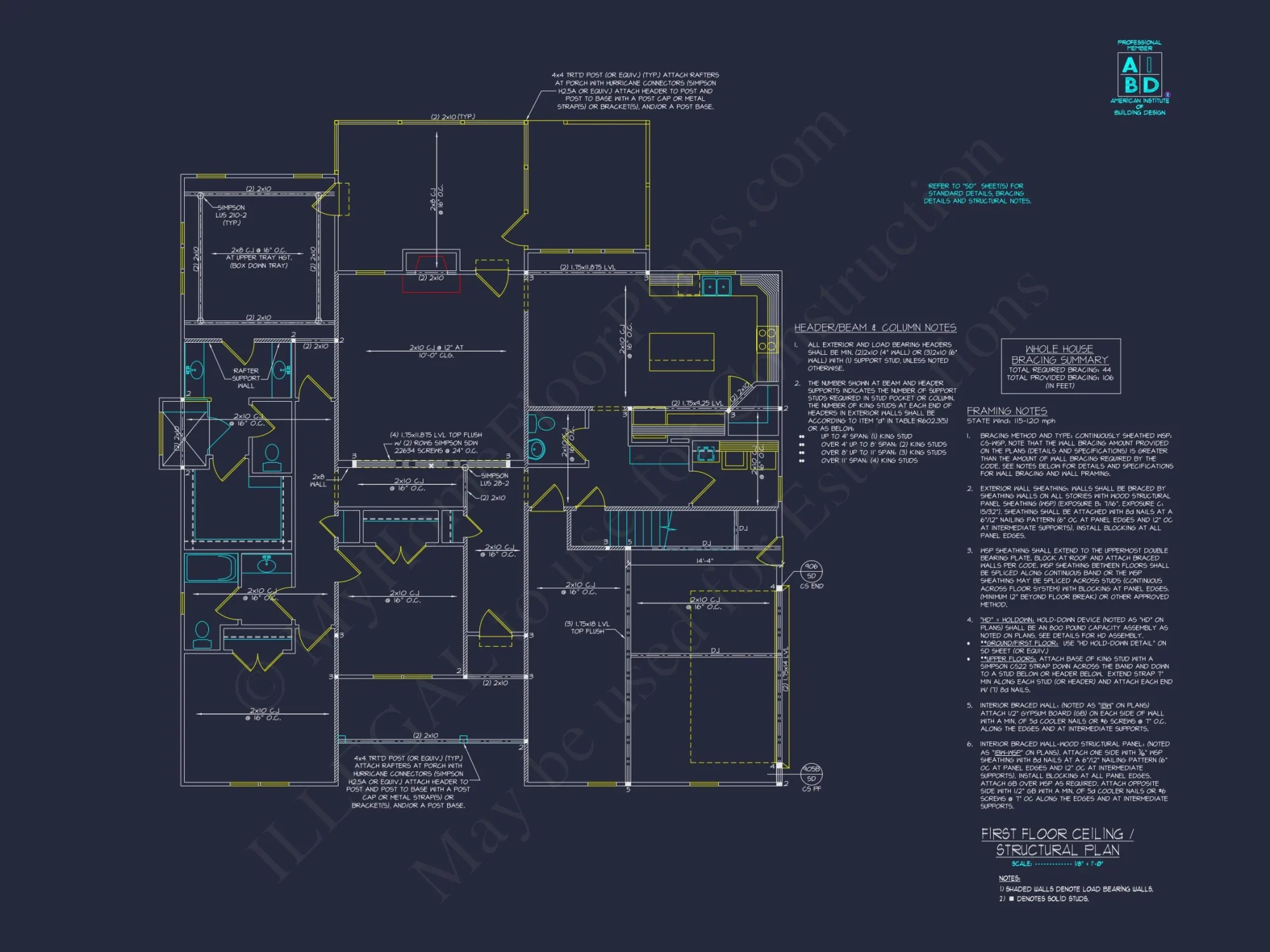 Versatile house Floor Plan Blueprint: Craftsman-Inspired Designs