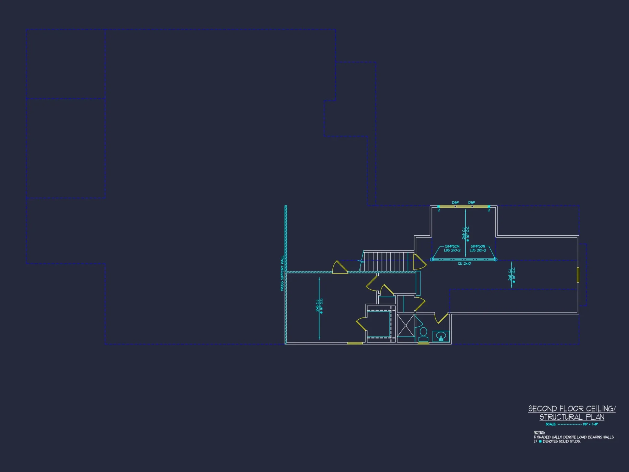 Craftsman house Plan with 4 Beds, 3 Baths, CAD Design & More