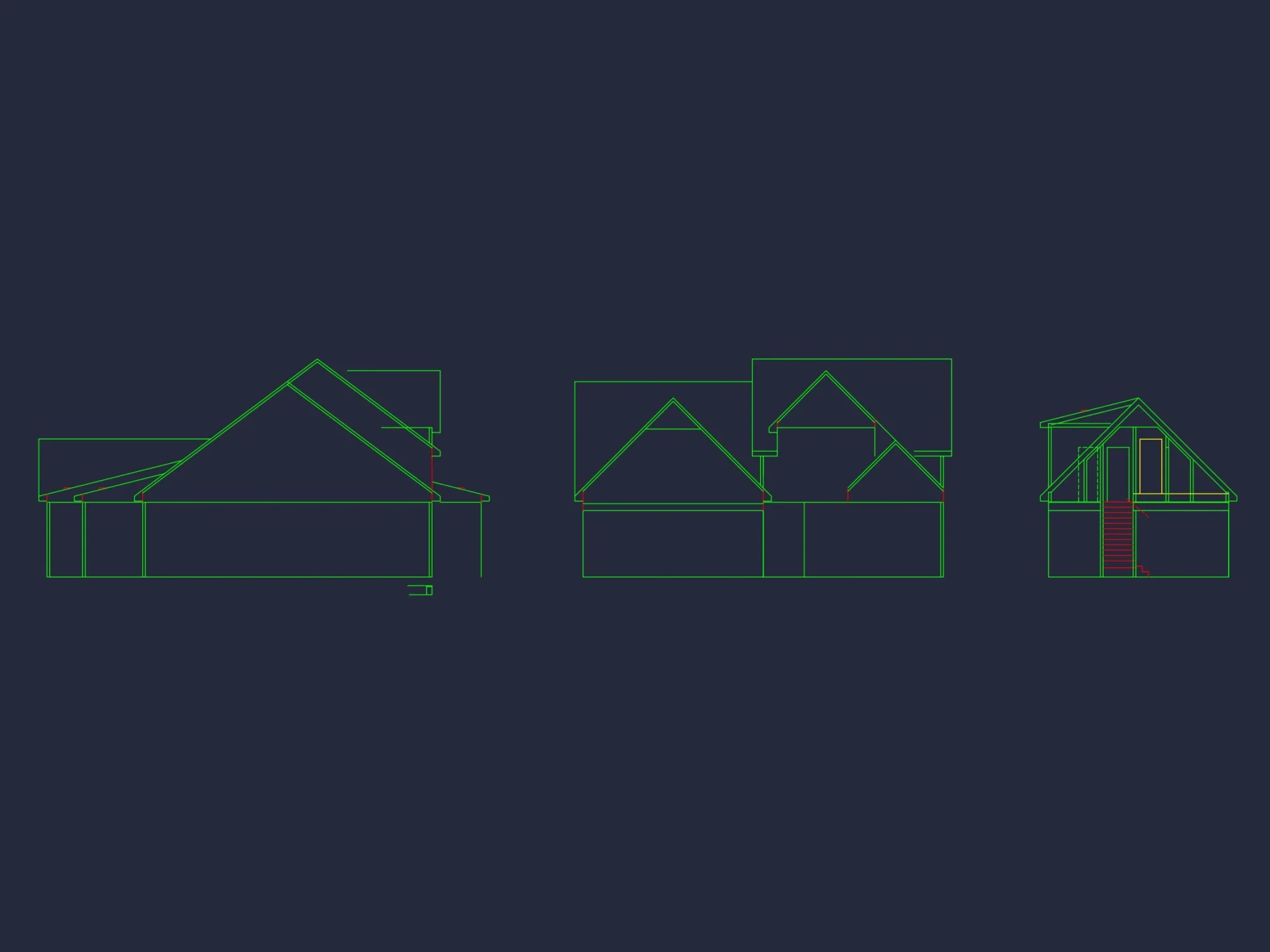 Stunning house Plan with 1.5 Floors, CAD Designs, and Blueprint