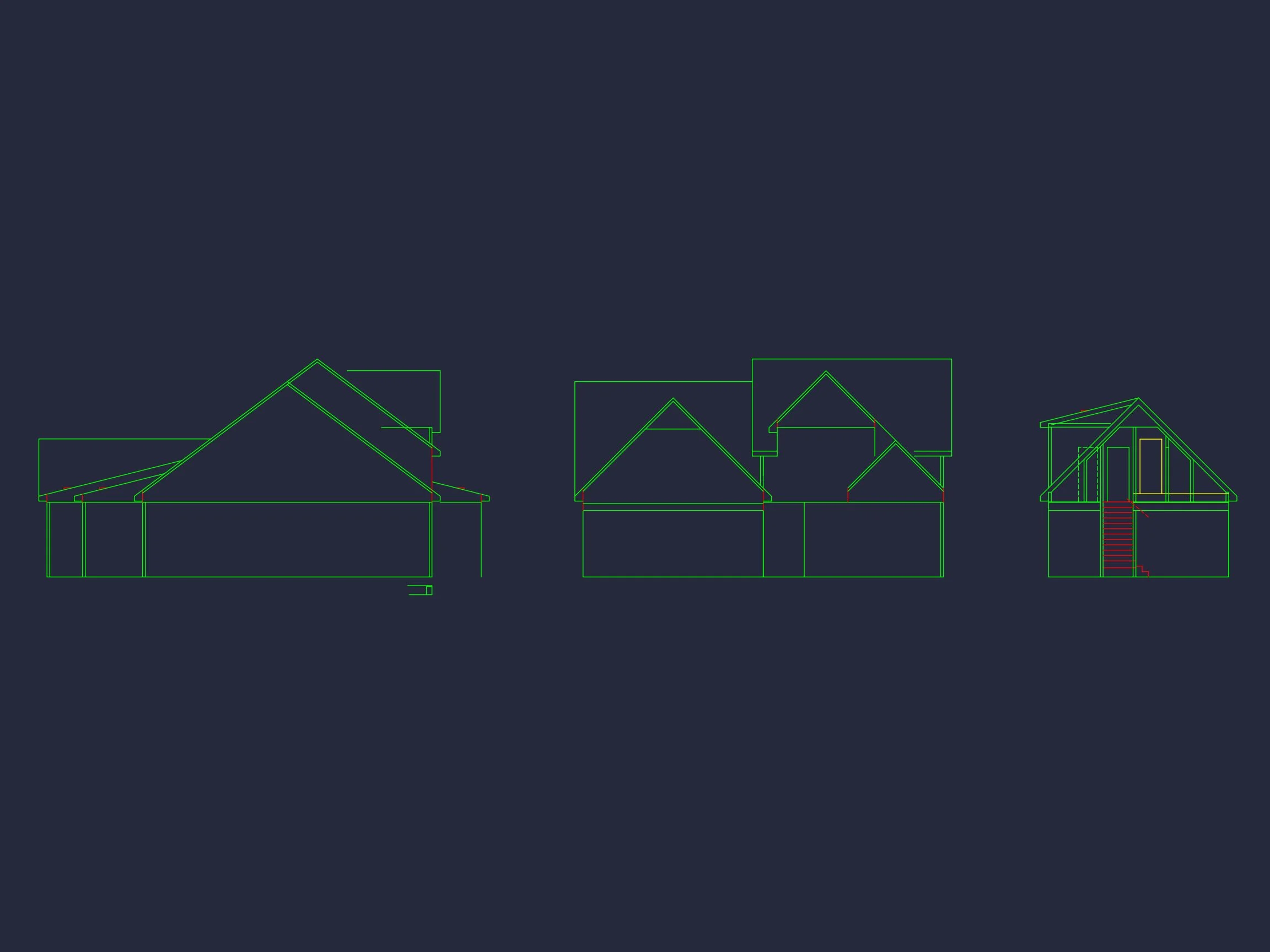 20-1213 HOUSE PLAN - Stunning House Plan with 1.5 Floors, CAD Designs, and Blueprint 18 Stunning house Plan with 1.5 Floors, CAD Designs, and Blueprint
