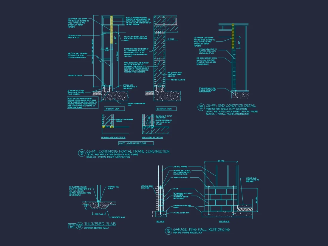 Stunning house Plan with 1.5 Floors, CAD Designs, and Blueprint