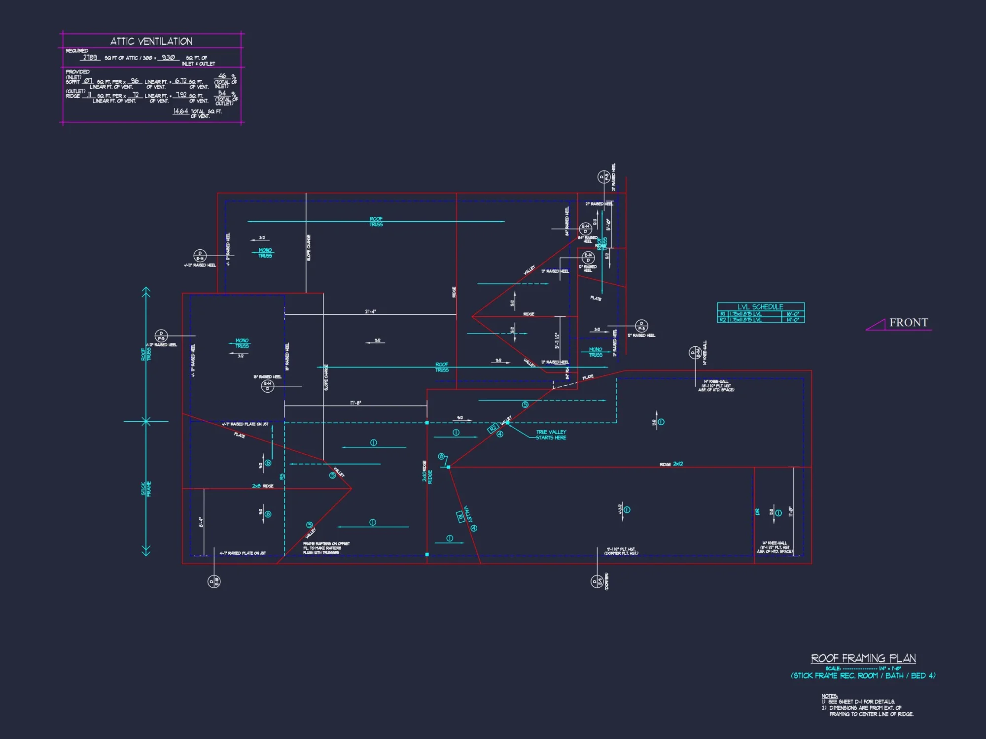 Stunning house Plan with 1.5 Floors, CAD Designs, and Blueprint