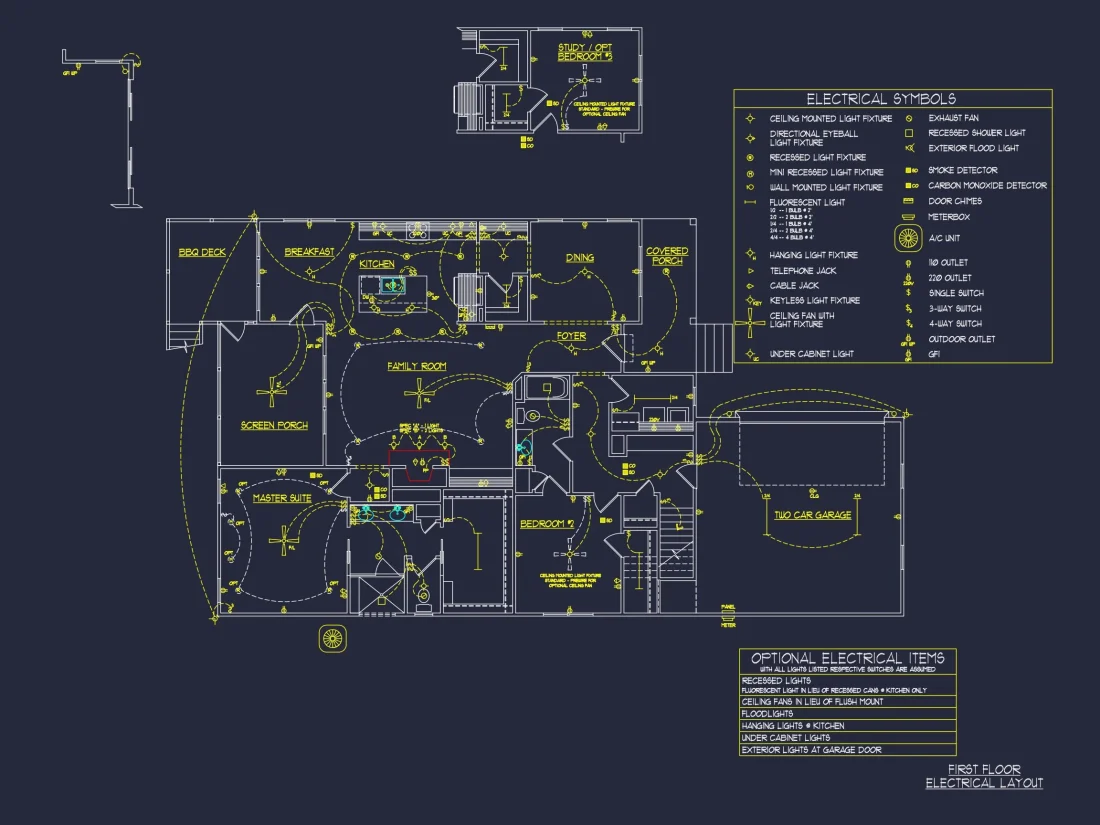 Stunning house Plan with 1.5 Floors, CAD Designs, and Blueprint
