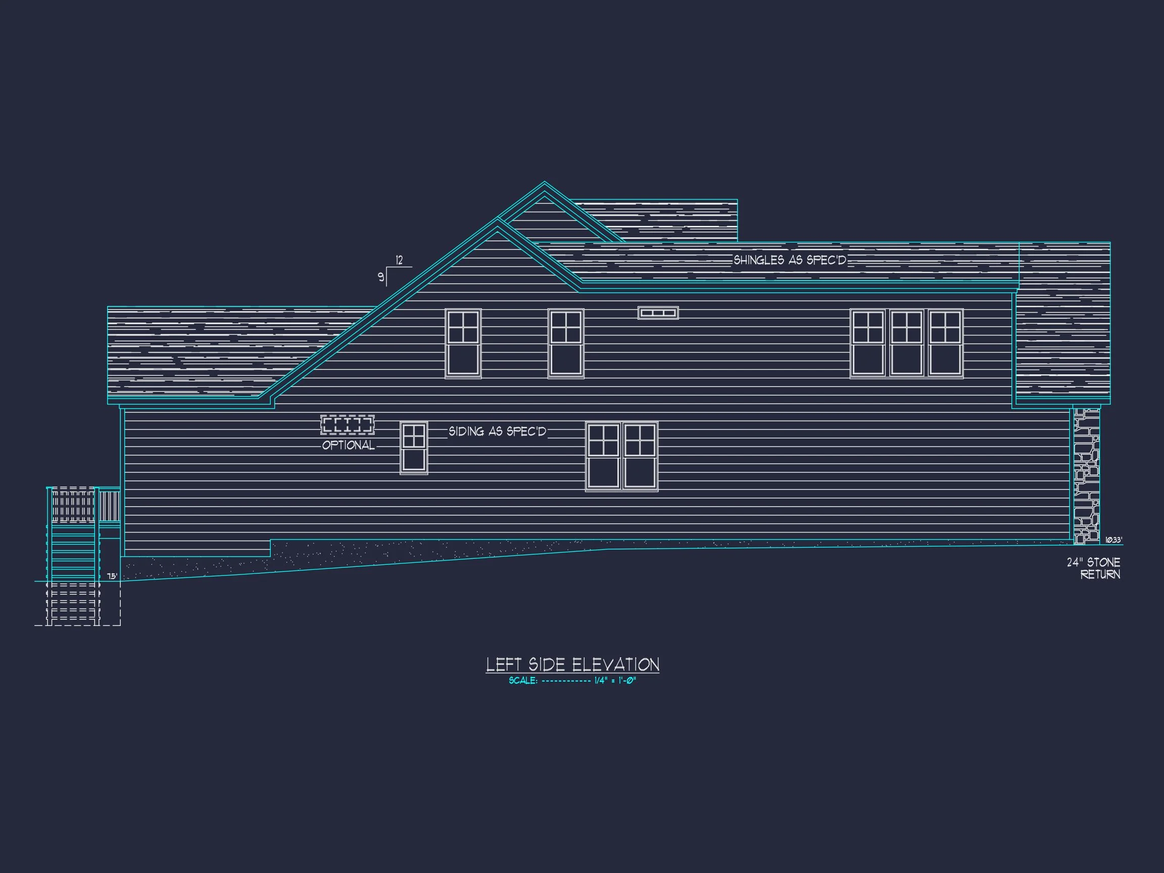 20-1213 HOUSE PLAN - Stunning House Plan with 1.5 Floors, CAD Designs, and Blueprint 3 Stunning house Plan with 1.5 Floors, CAD Designs, and Blueprint
