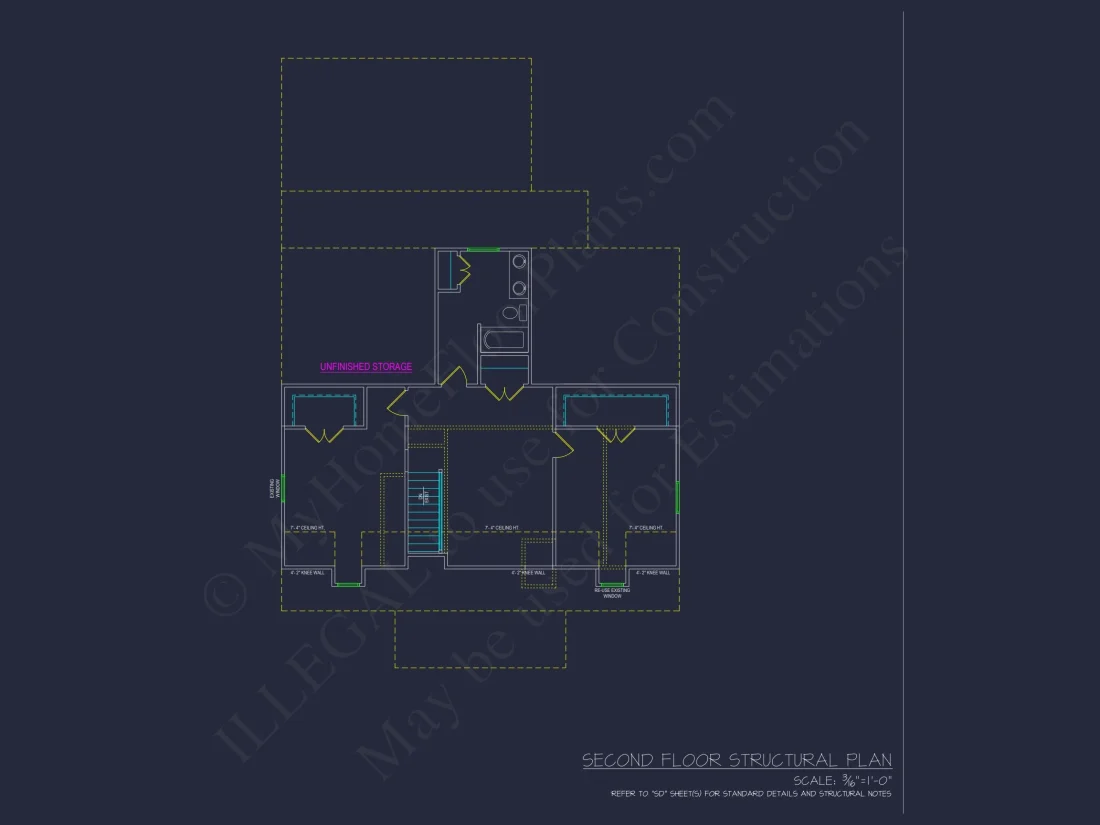 Charming 4-Bedroom house Plan with CAD Floor Designs